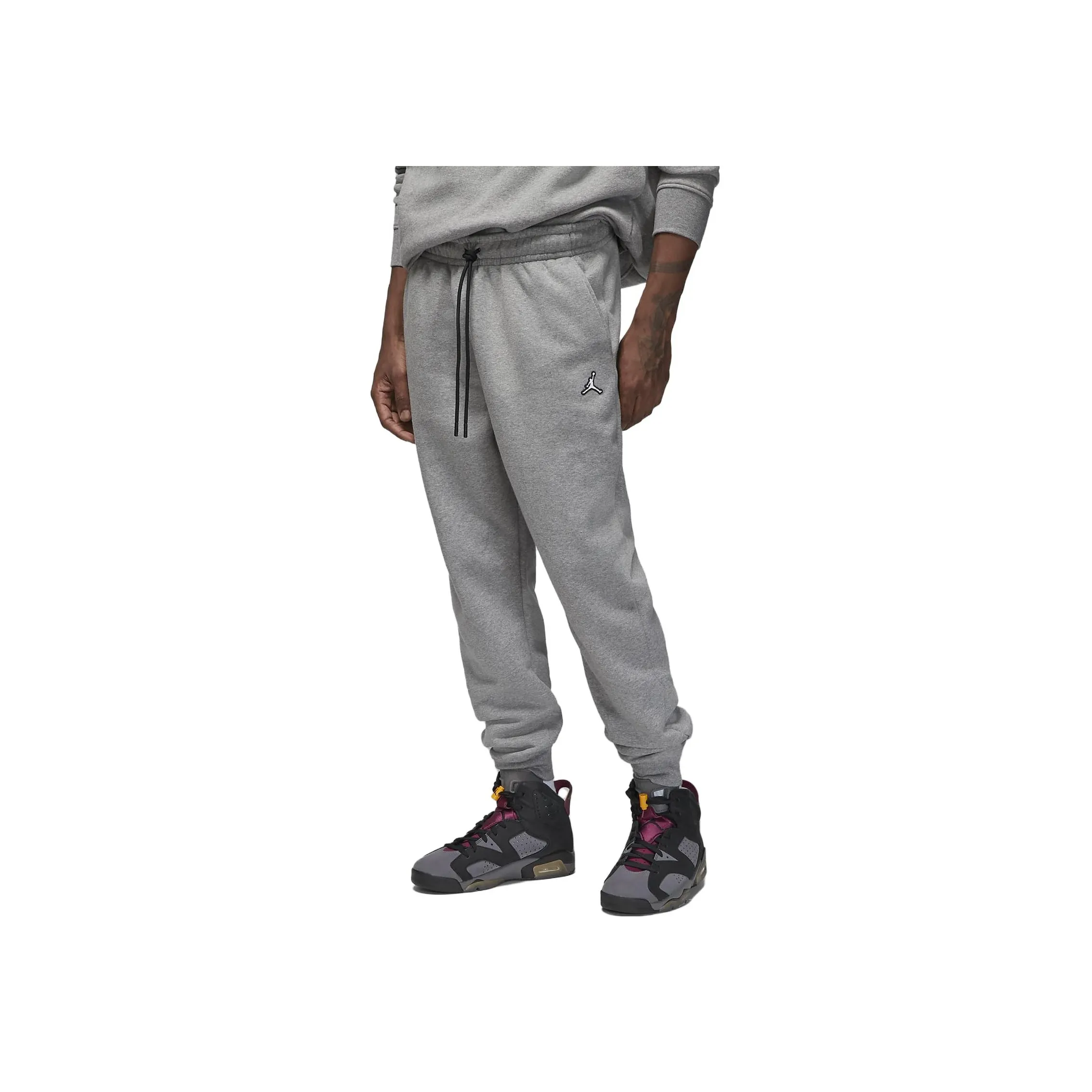 Jordan Knitted Sweatpants Men's Gray