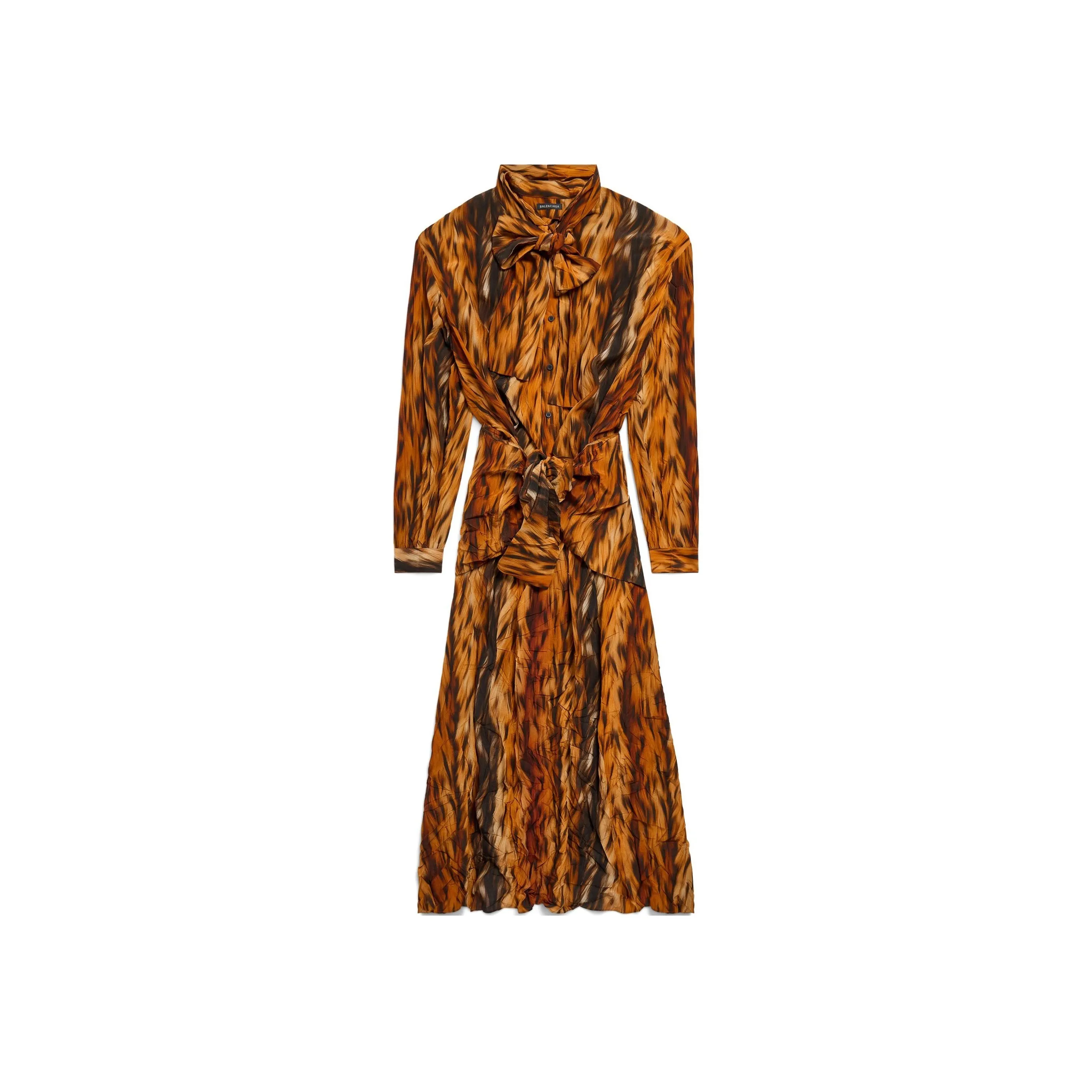 Balenciaga Knotted Midi Dress
