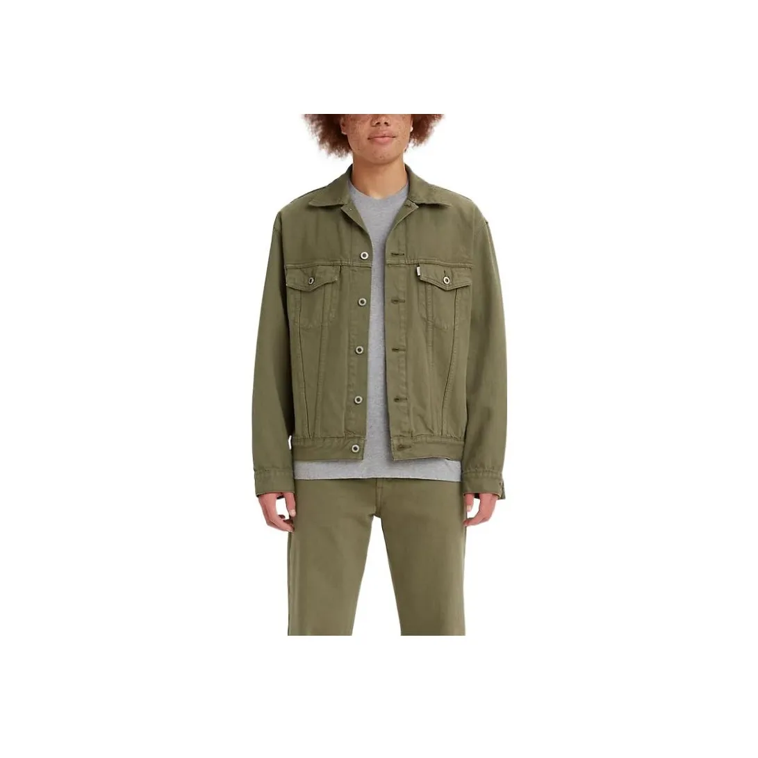 Levis x Silver Tab Collaboration SS22 Denim Jacket Men's Green
