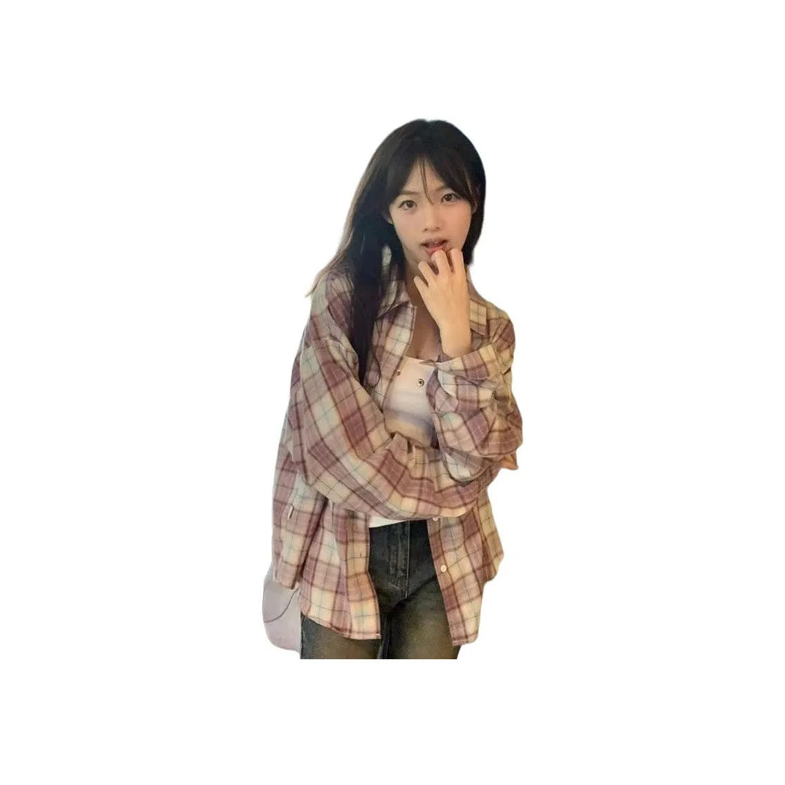 RDRE Фиолетовые Женские Рубашки