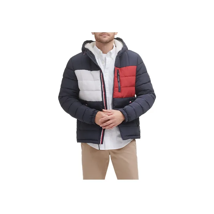 Tommy Hilfiger Puffer Jacket Men's Navy Blue