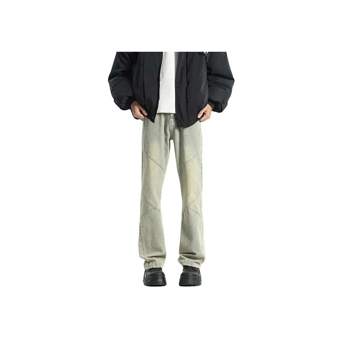 JASONWOOD Cowboy On The Run Jeans Unisex Yellow Mud