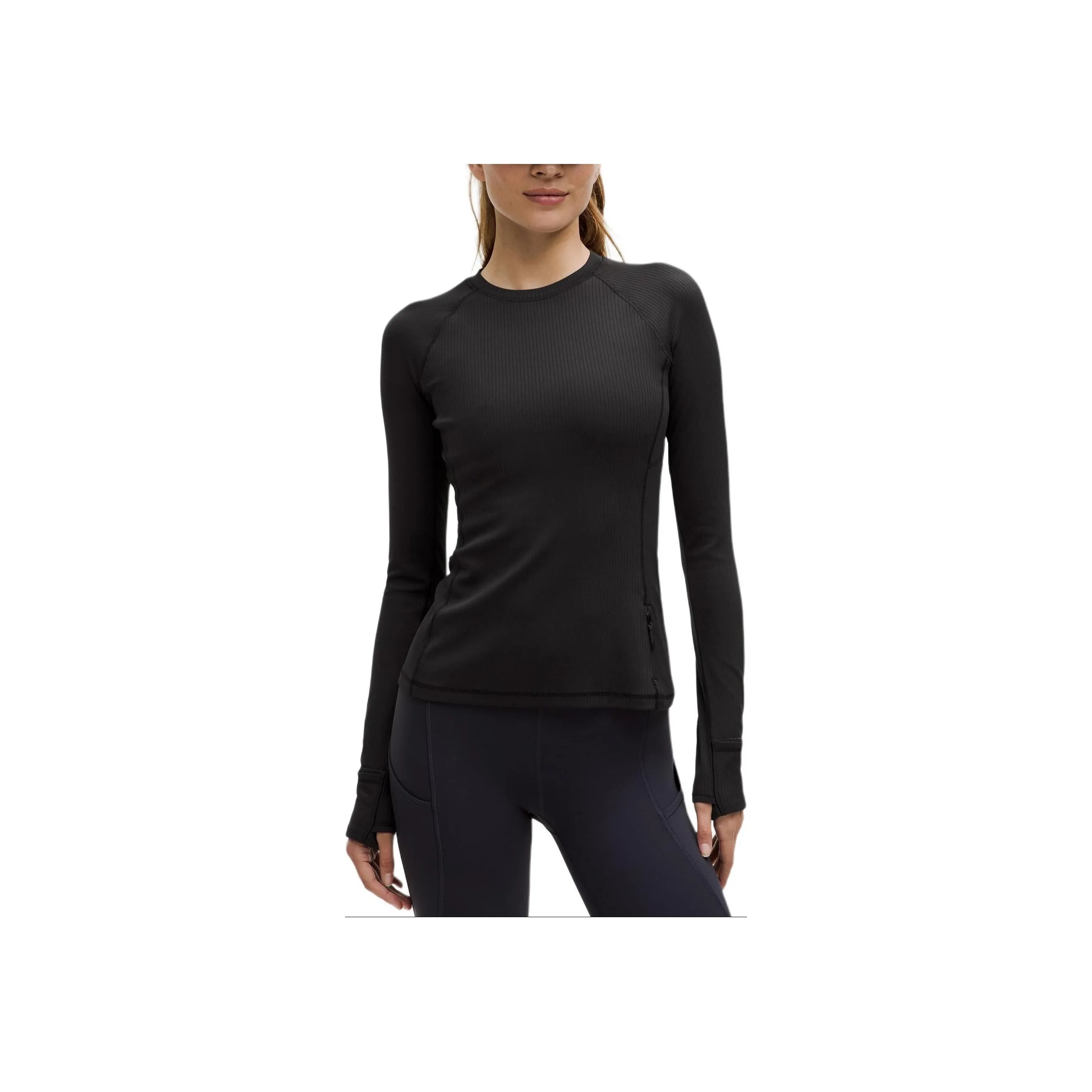 lululemon IT'S RuluRibbed T Рубашка Женская Черная