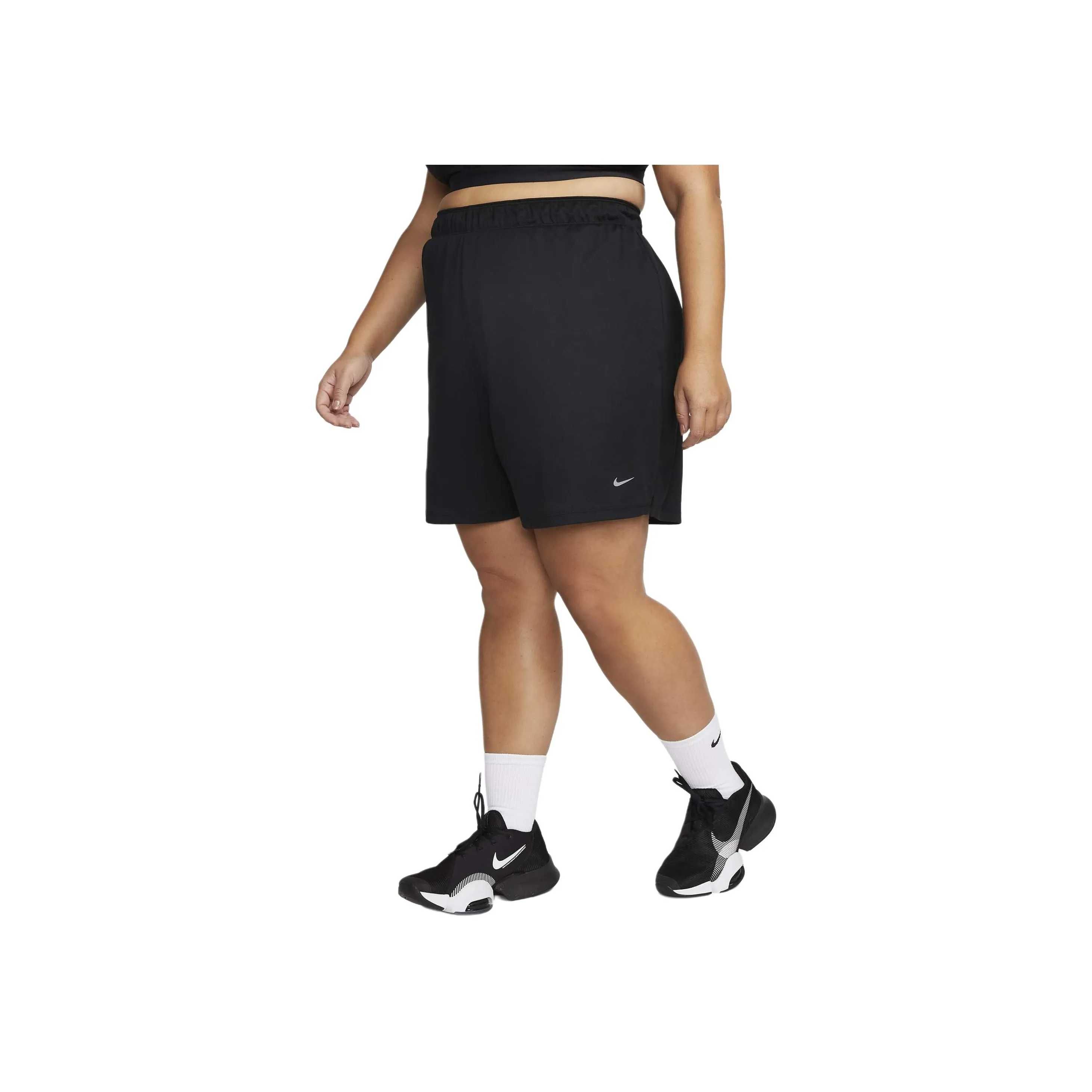 Nike Dri FIT Attack Women's Mid Rise 5' Unlined Shorts Plus Size