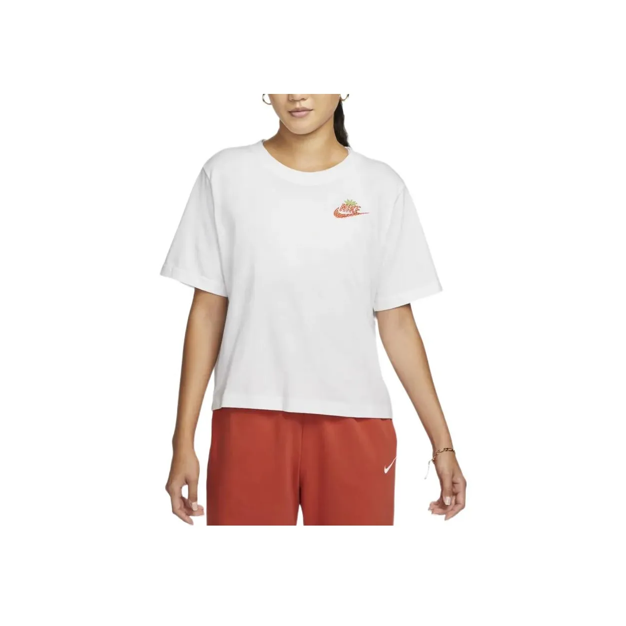 Nike T Shirts Women's White