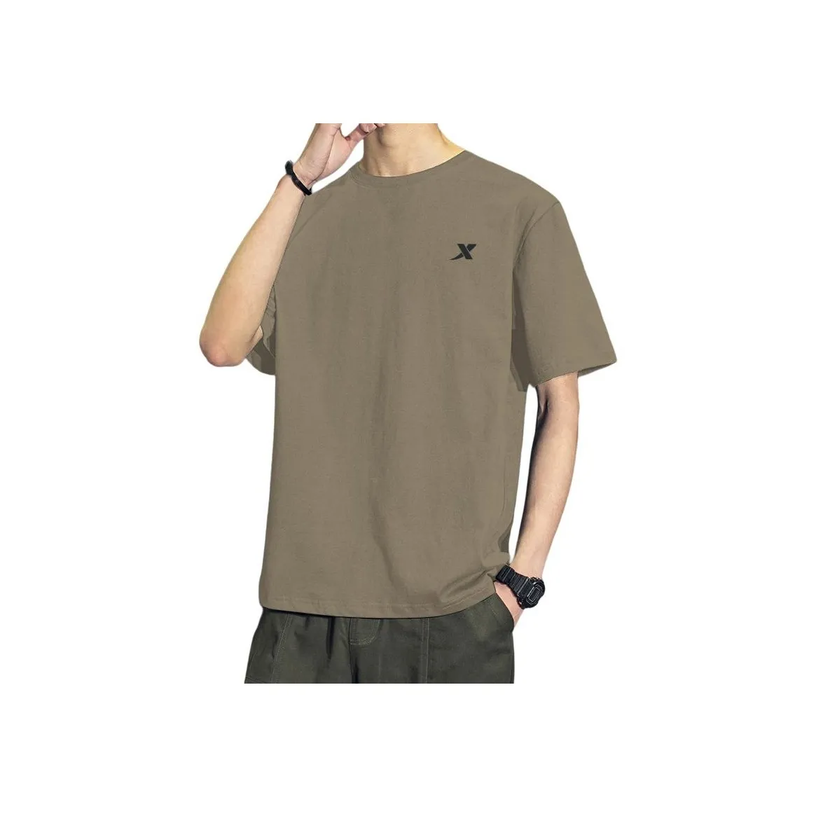 XTEP T Shirt Men's Coconut Brown