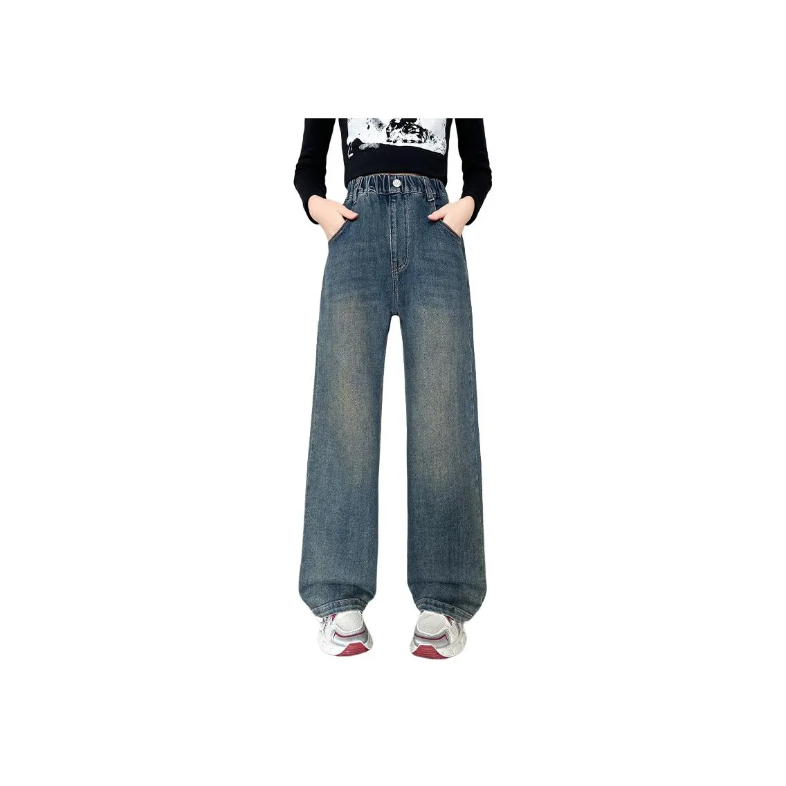 Because no Синий Kids Джинсы