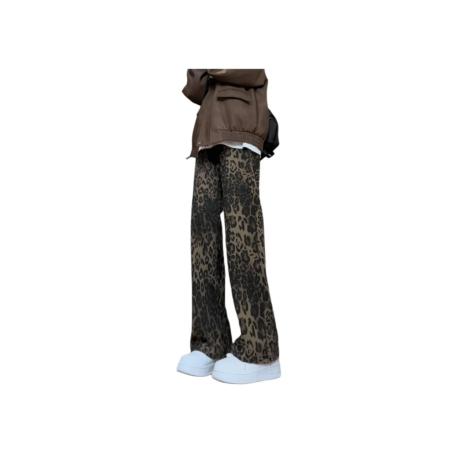 SUNSETMONENT Jeans Unisex Camouflage