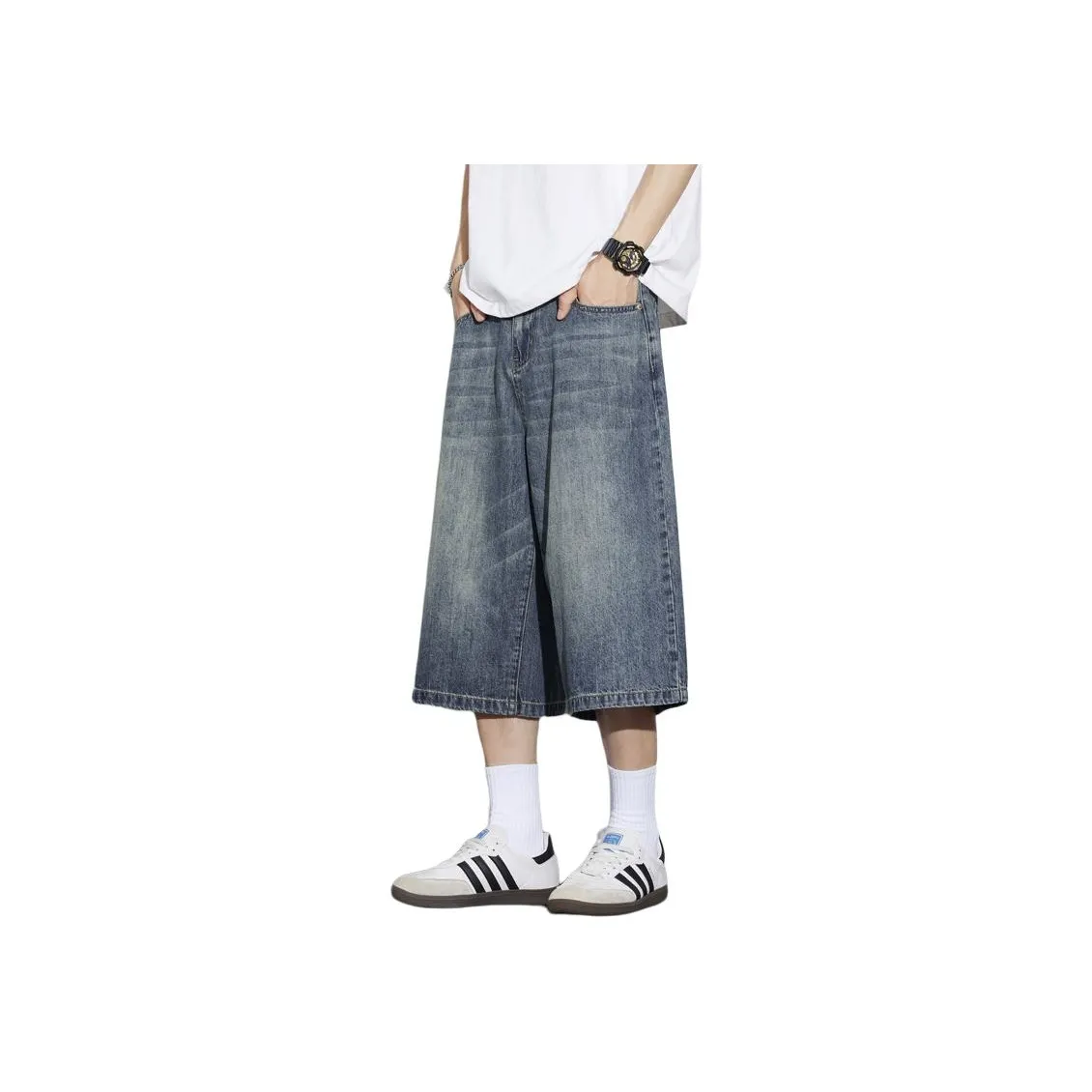 YASHENQISHI Мужские джинсовые шорты