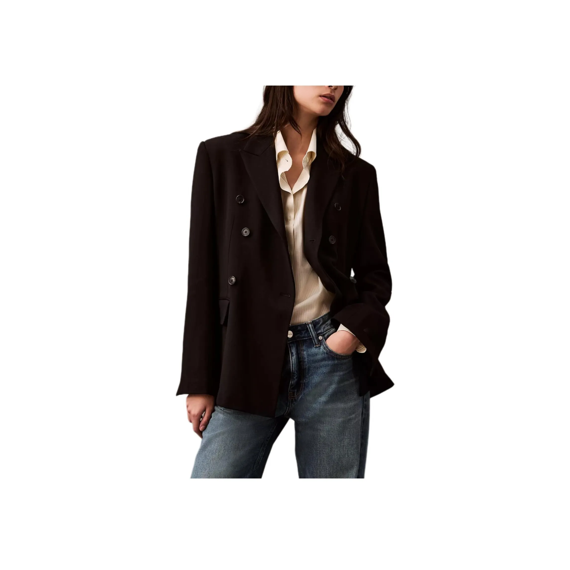 CALVIN KLEIN Business Suit Women's Black