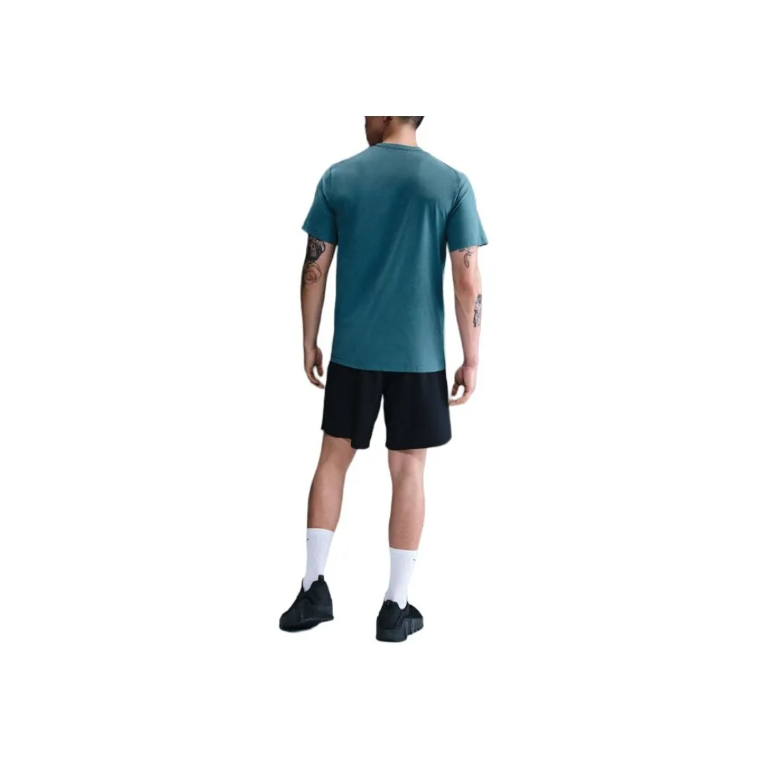 Nike HYVERSEDRI FIT UV T Shirt Men's Smoke Blue