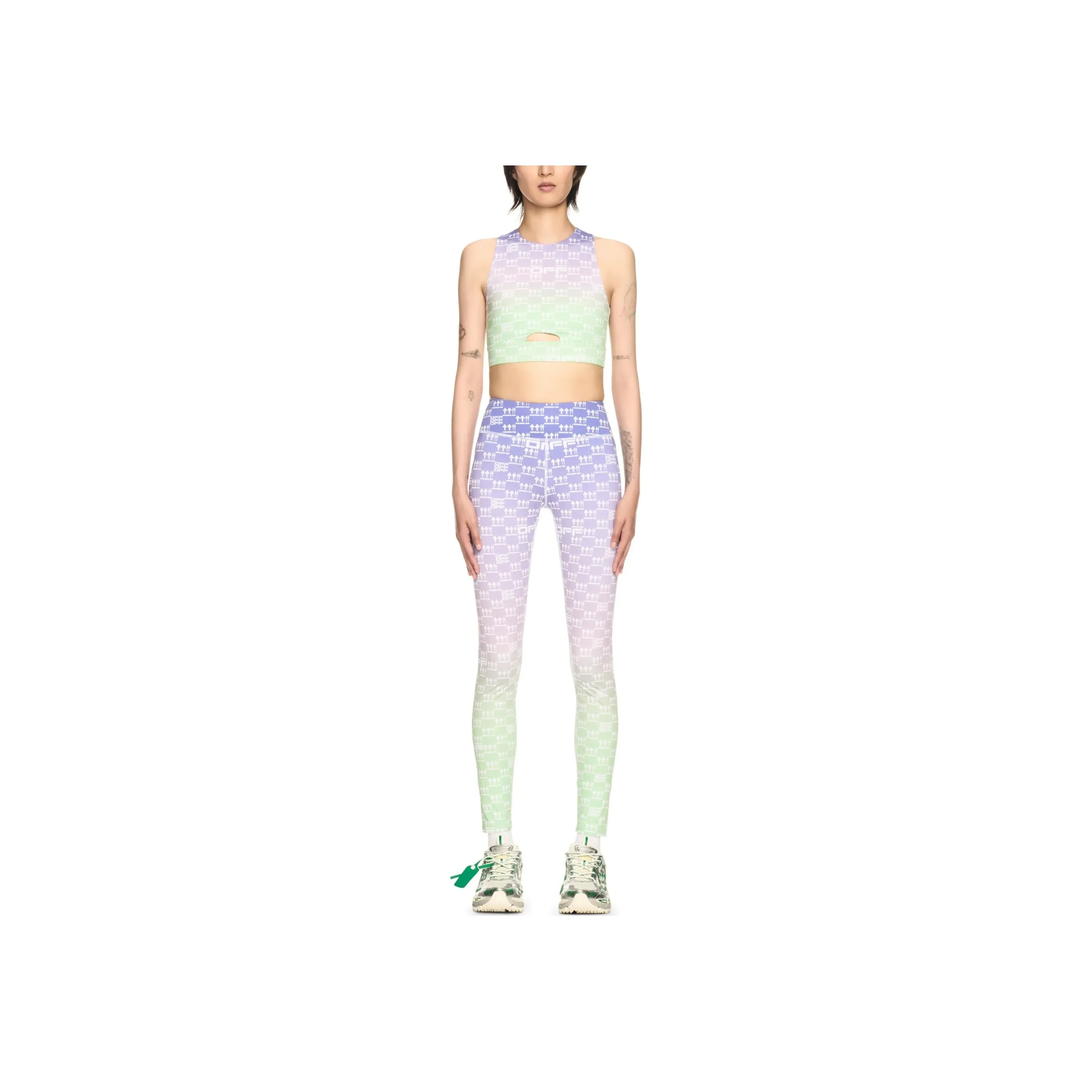 OFF WHITE Double Arrows Sports Bra