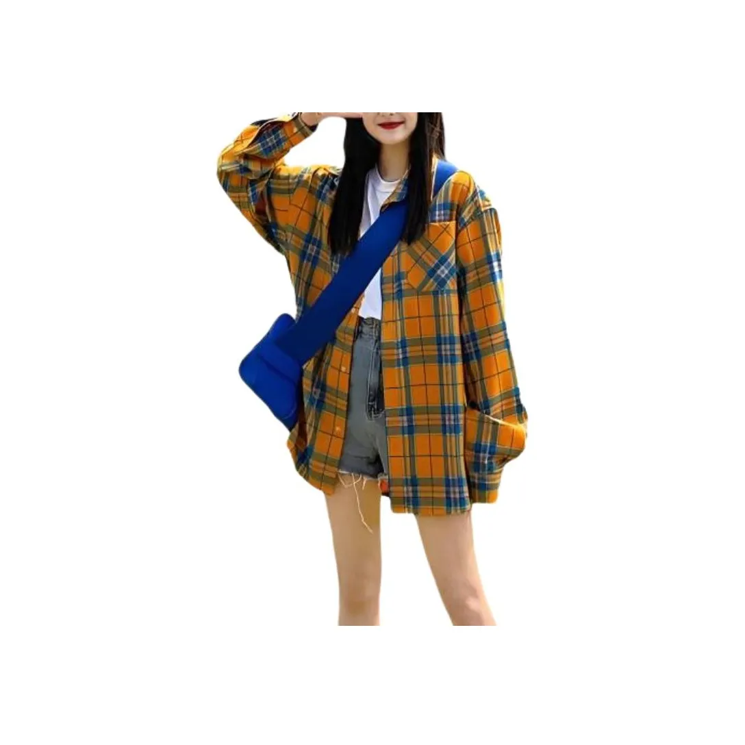 MUCCHIC Желтые Женские Рубашки