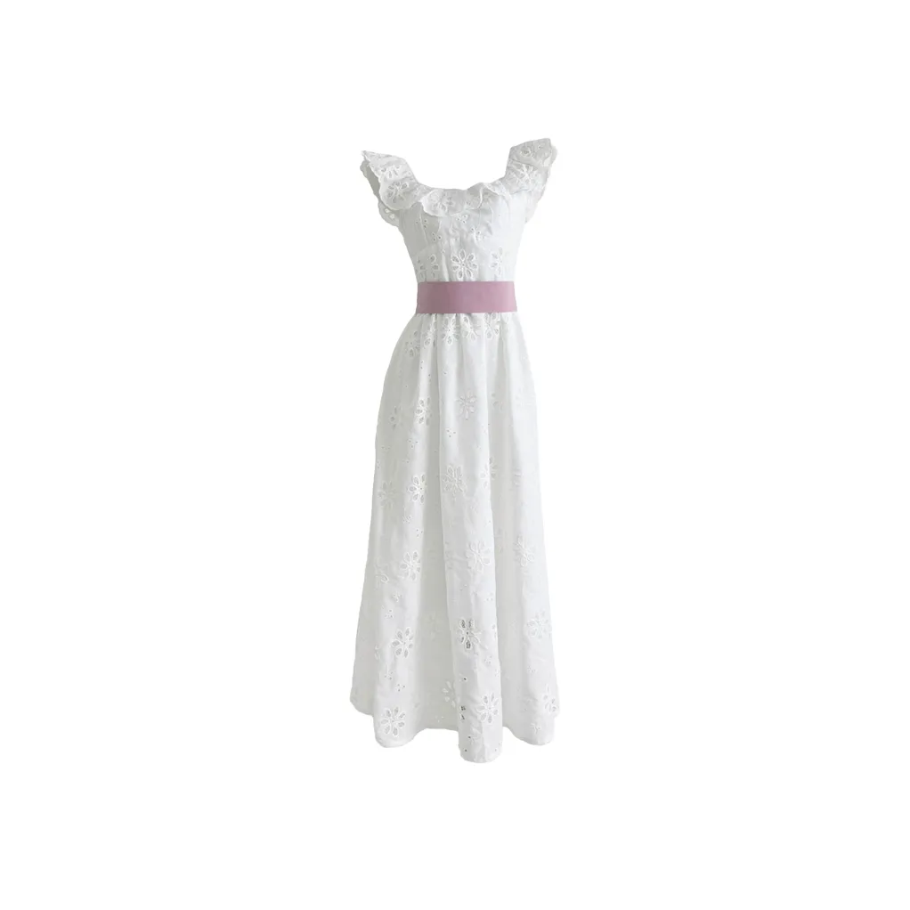 AFGGD Белый Женские Платья без рукавов