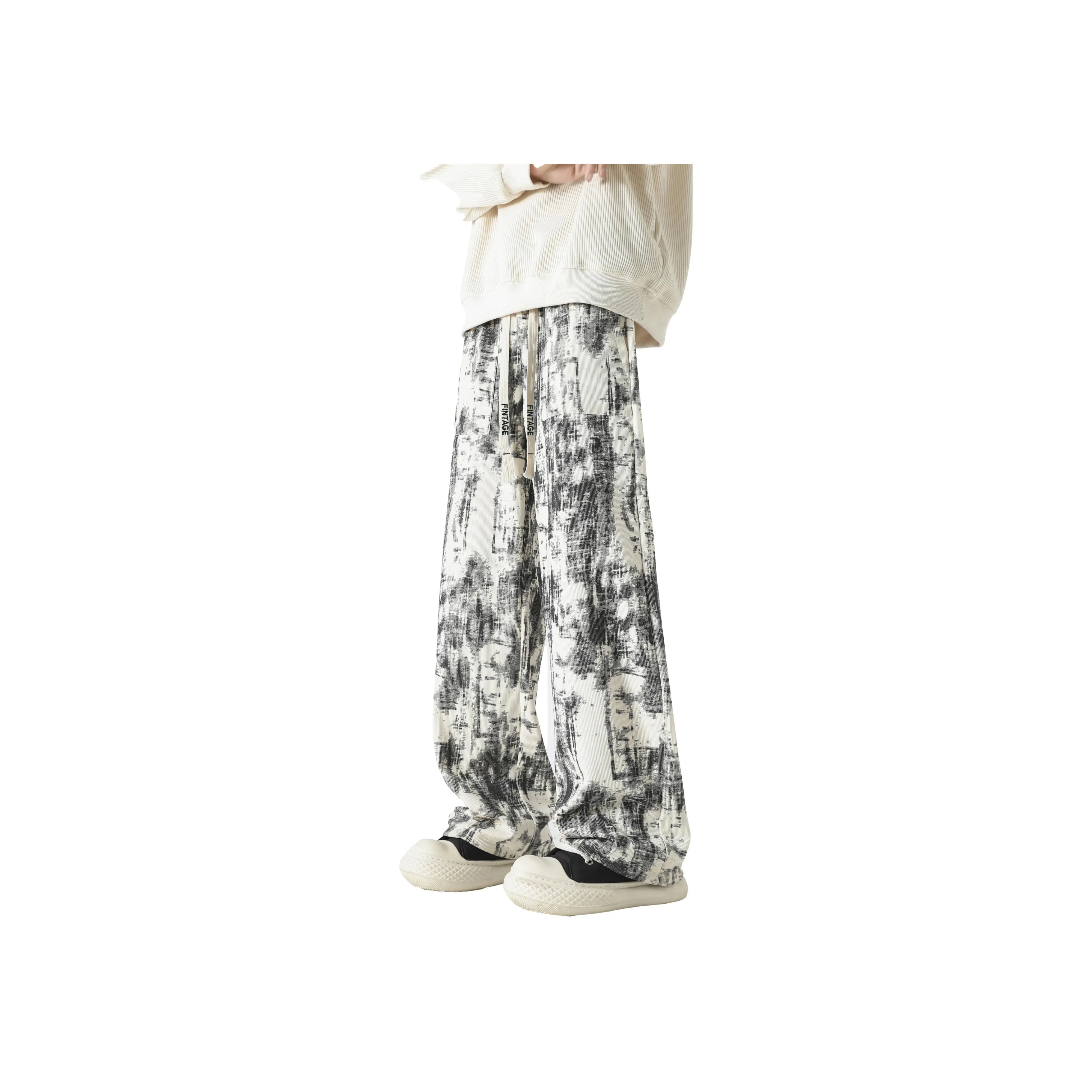 FAKE VINTAGE Knitted Sweatpants Unisex