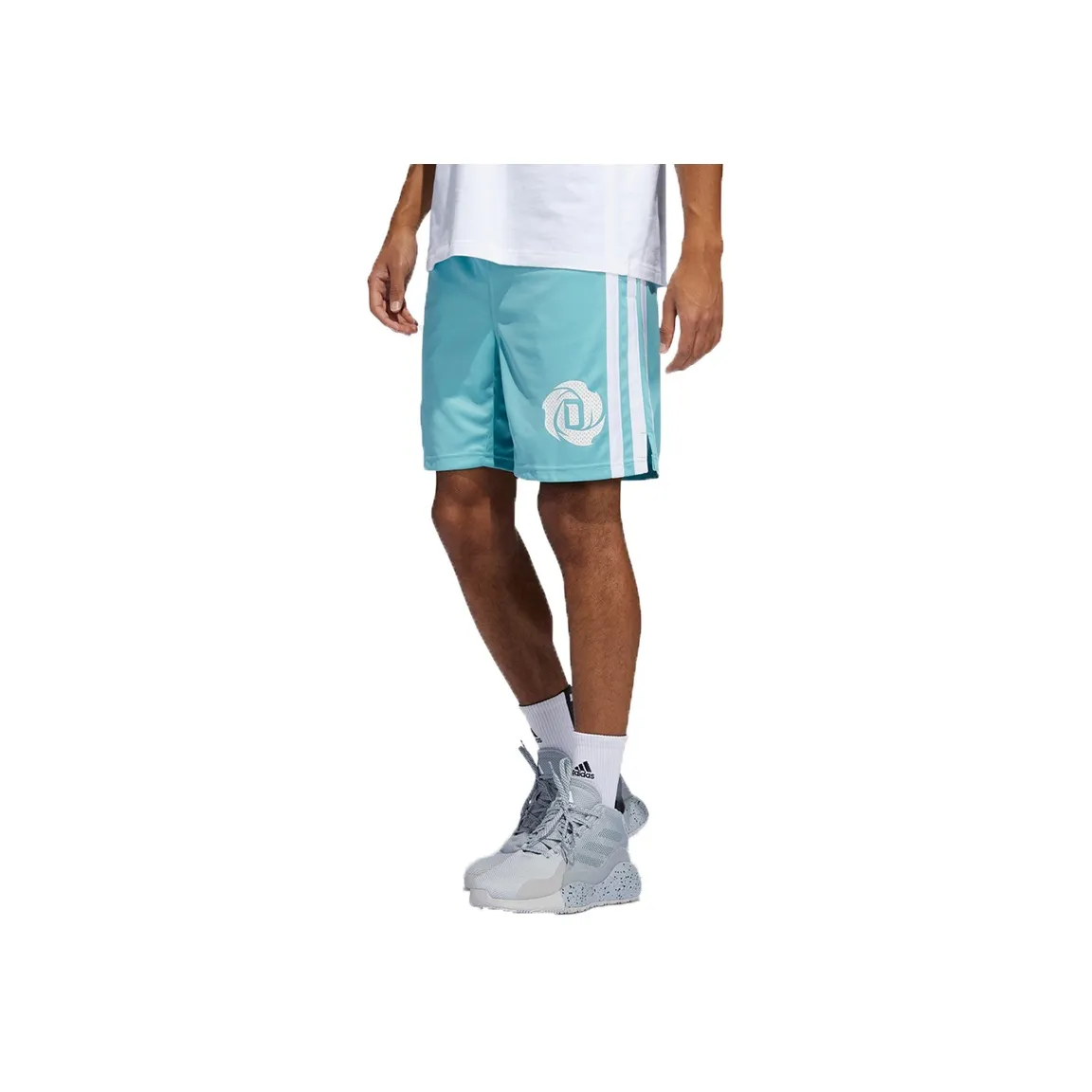 Adidas Небесно-голубой Мужские спортивные шорты