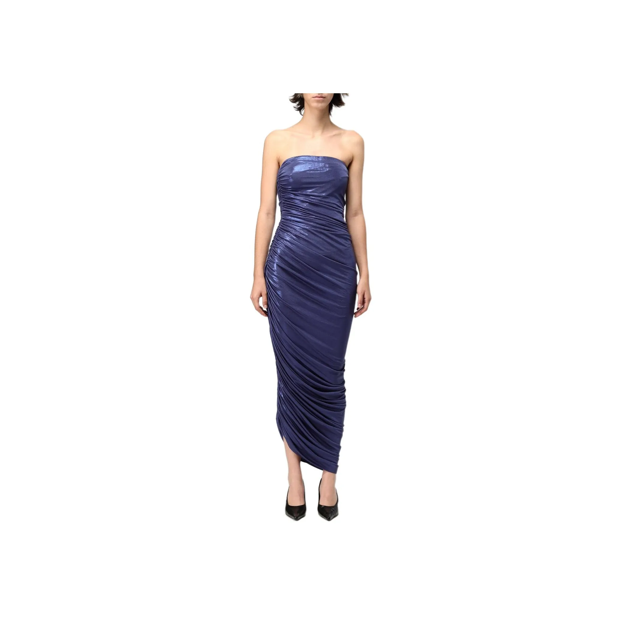 NORMA KAMALI Sleeveless Dress Women's Blue