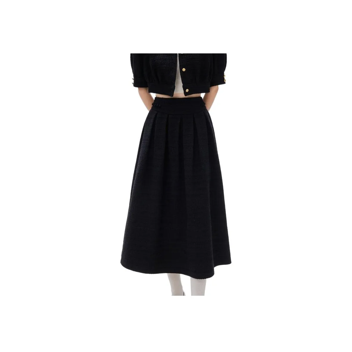 JORYAweekend Повседневный Длинный Юбка Женские Черный