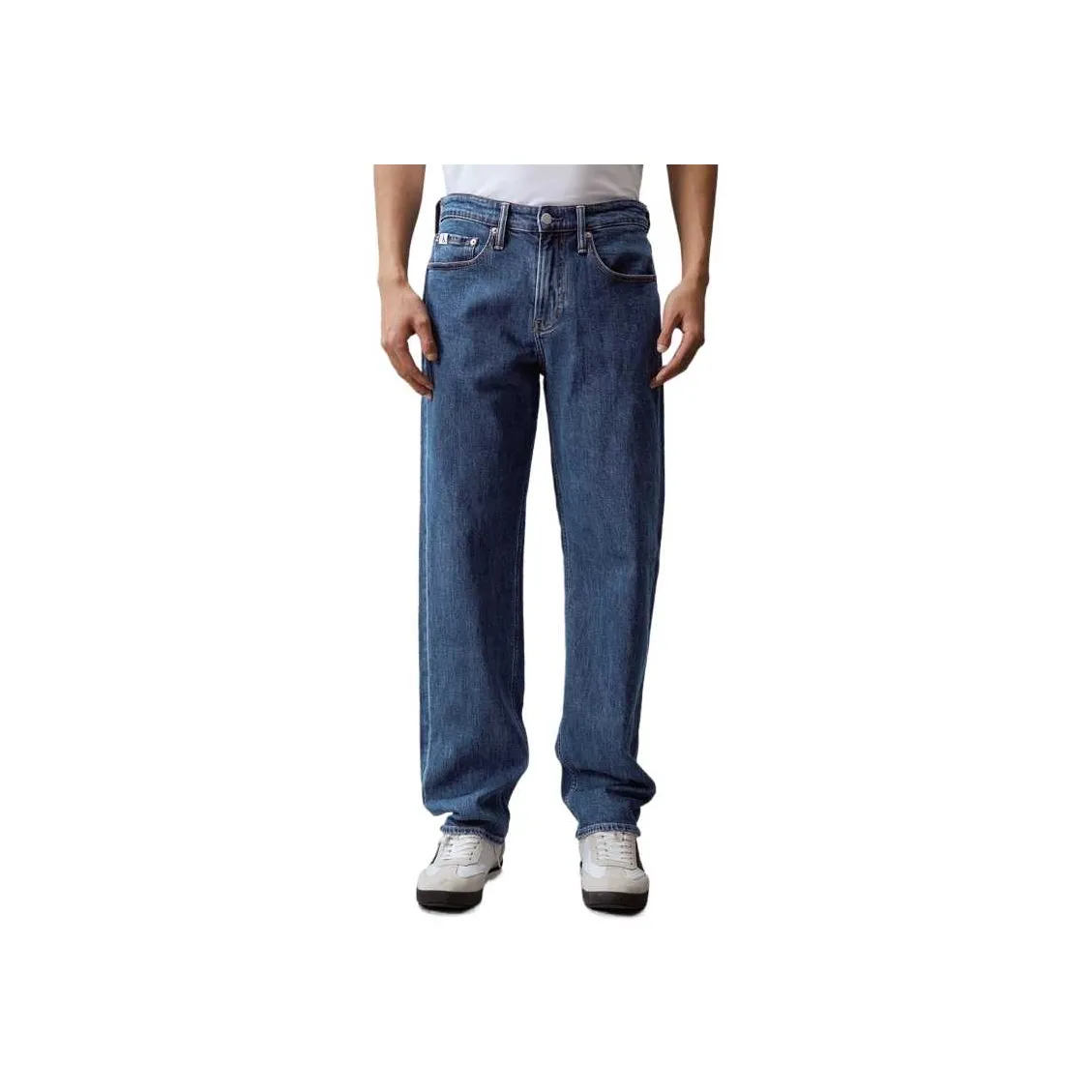 CALVIN KLEIN SS24 Series Jeans Men's Denim Blue