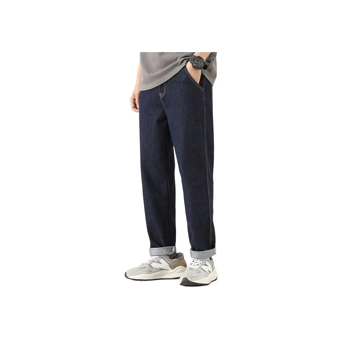 MR.MUDI Синий Унисекс Джинсы