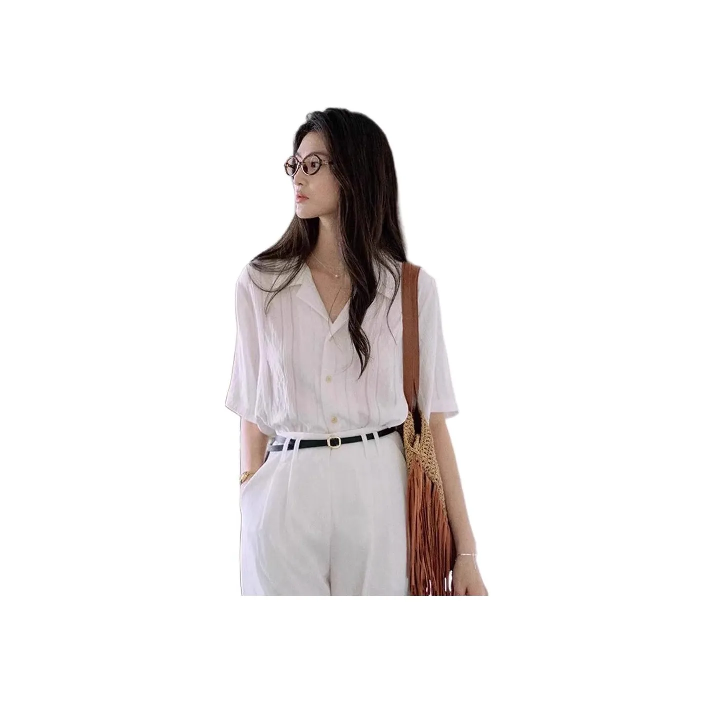 MUCCHIC Белые Женские Рубашки