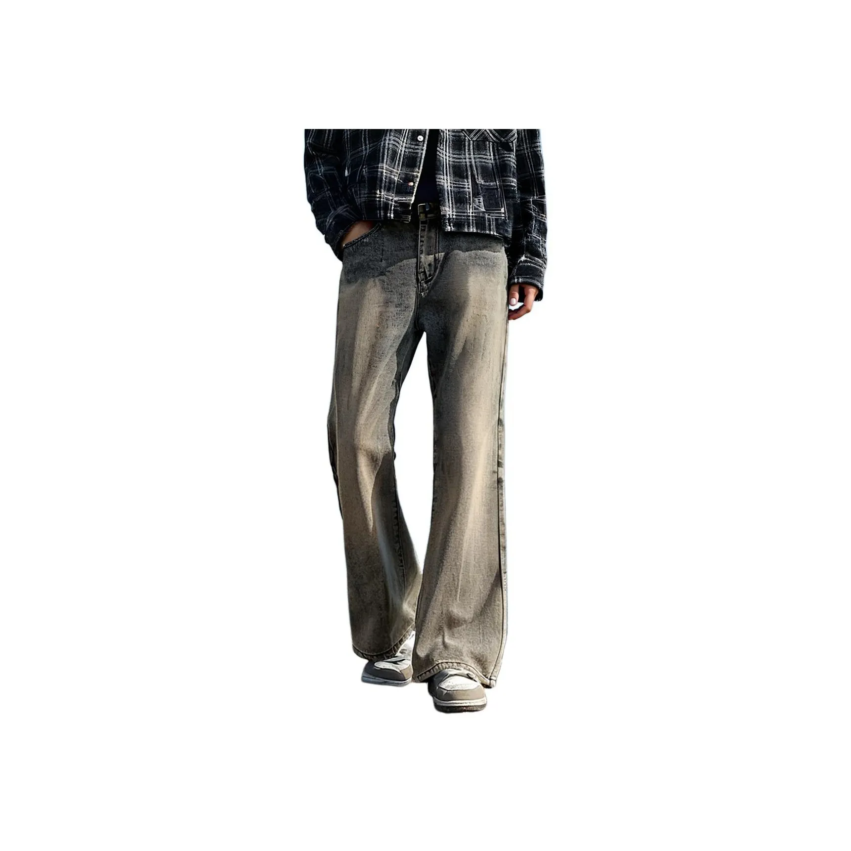 AYEA Jeans Unisex Yellow Mud