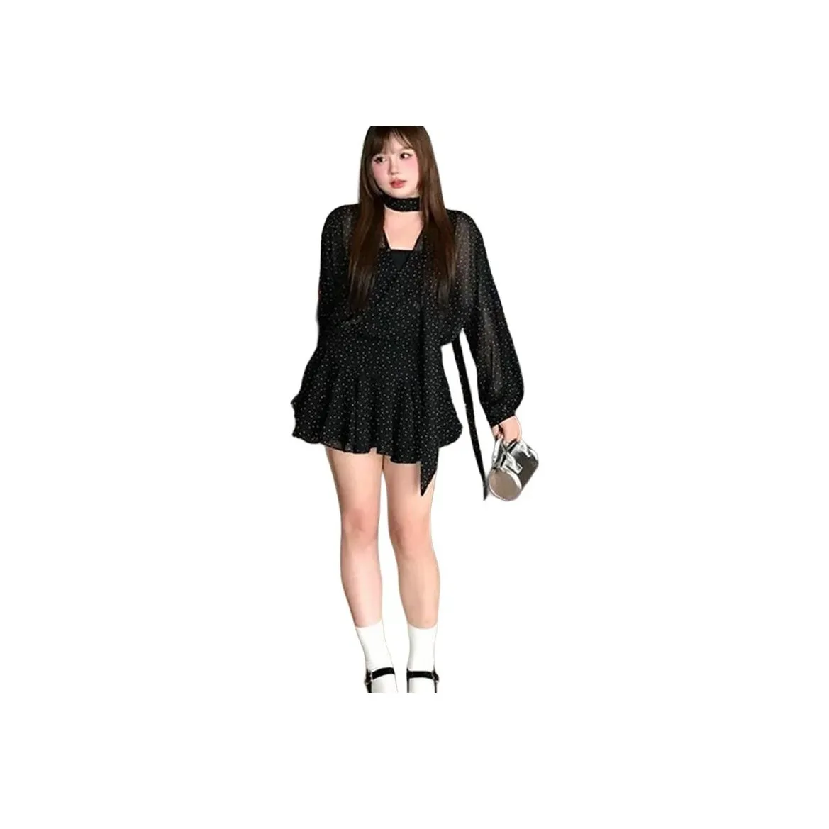 9c Collective Длинное платье с длинными рукавами женское