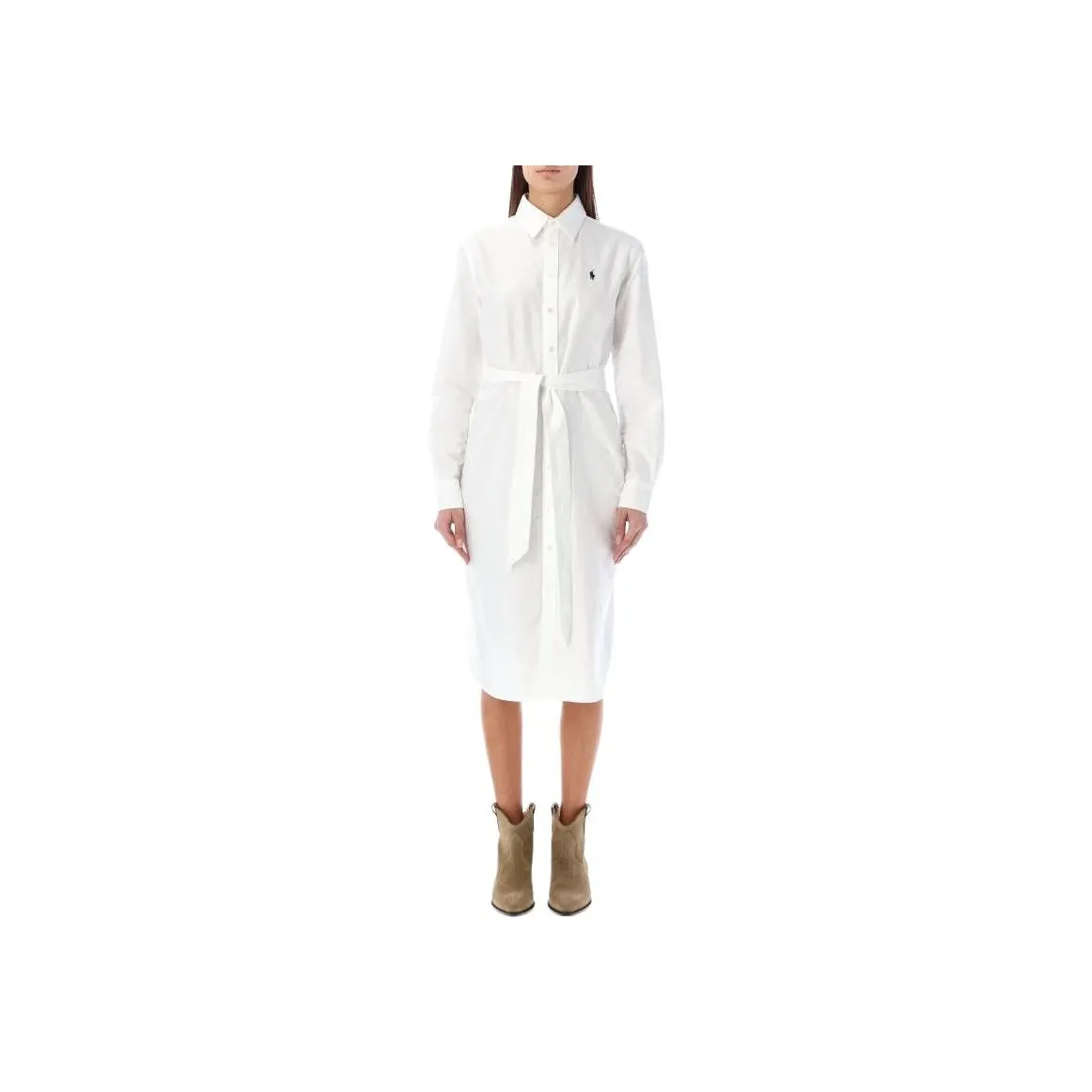 Polo Ralph Lauren Belted Oxford Shirtdress