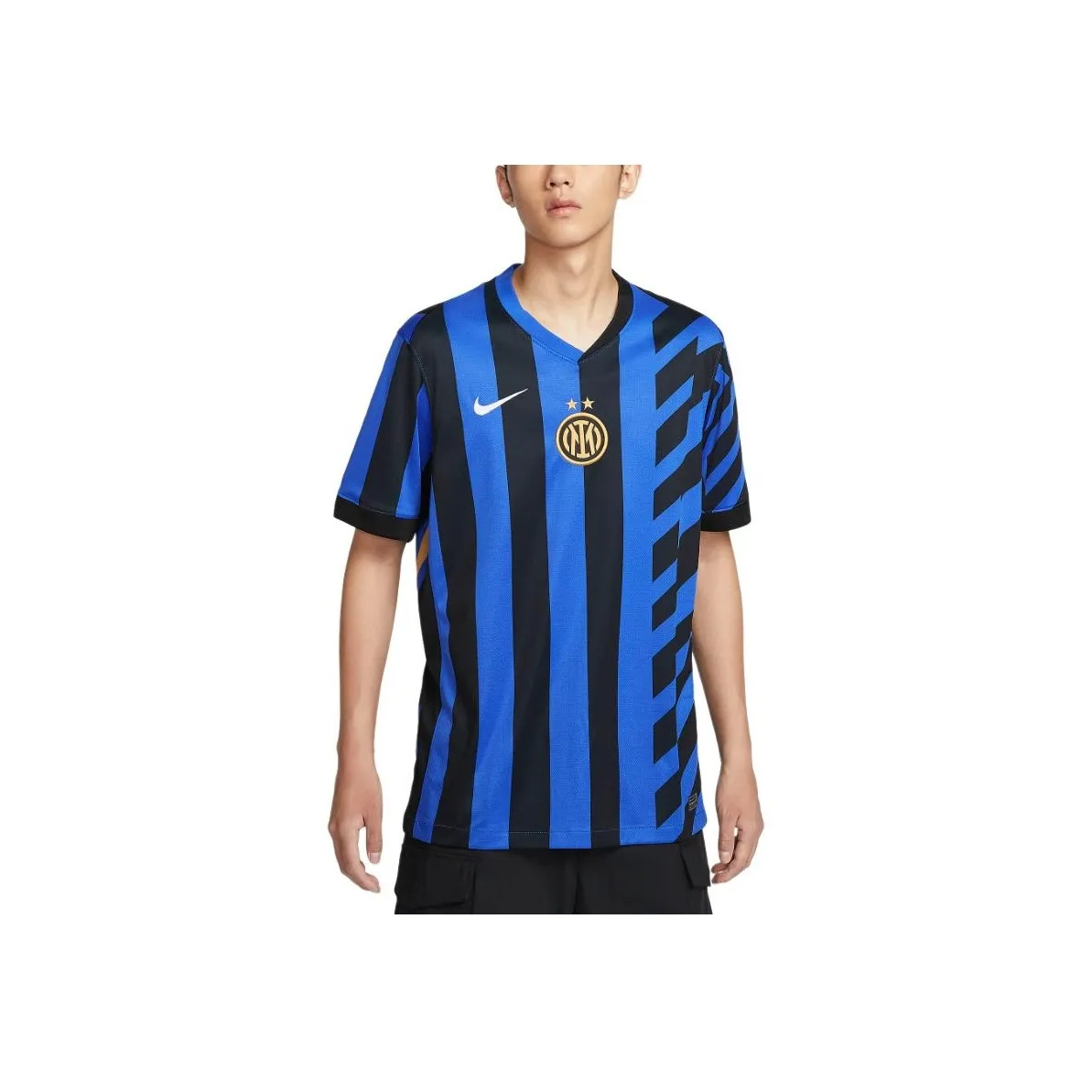 Nike Inter Milan 2024/25 Stadium Home Men's Nike Dri FIT Soccer Replica Jersey