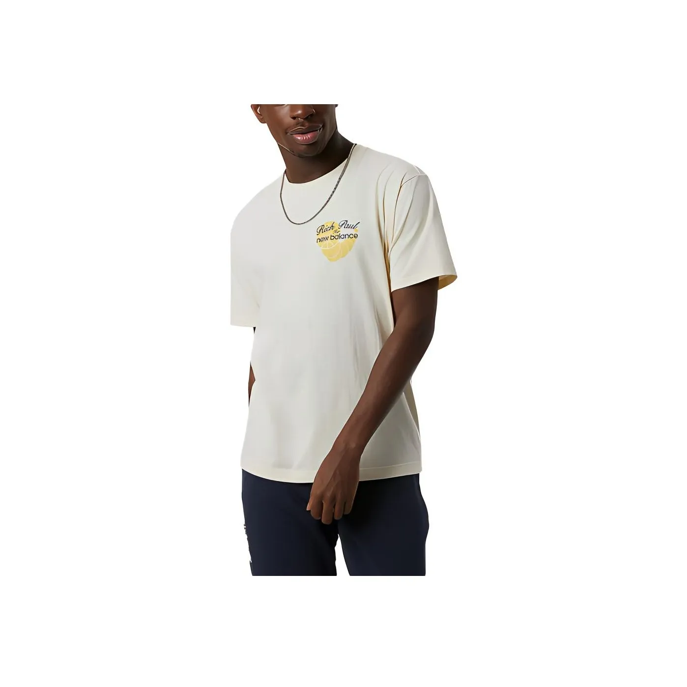 New Balance New Balance X Rich Paul T Shirts Men's Ecru