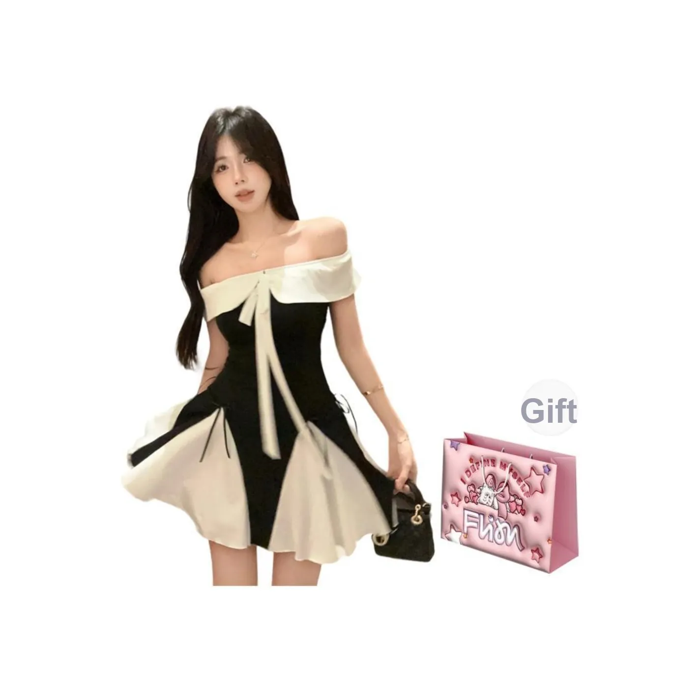 FLIM Без рукавов Платье Женское Коробка Включено