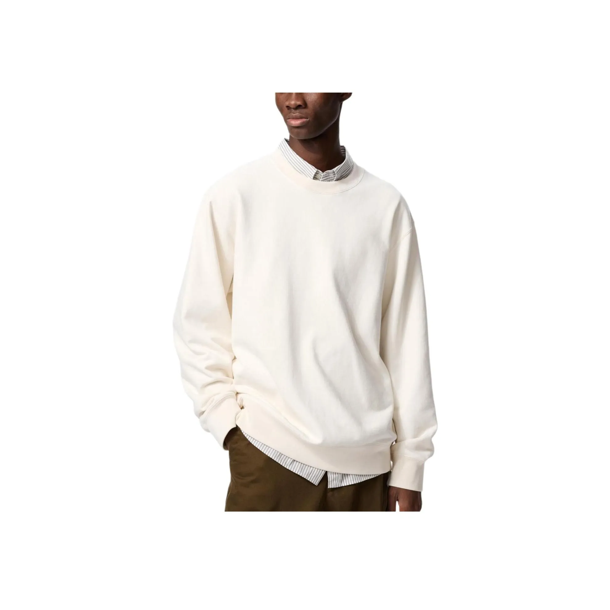 UNIQLO SS25 Sweatshirt Unisex Ivory