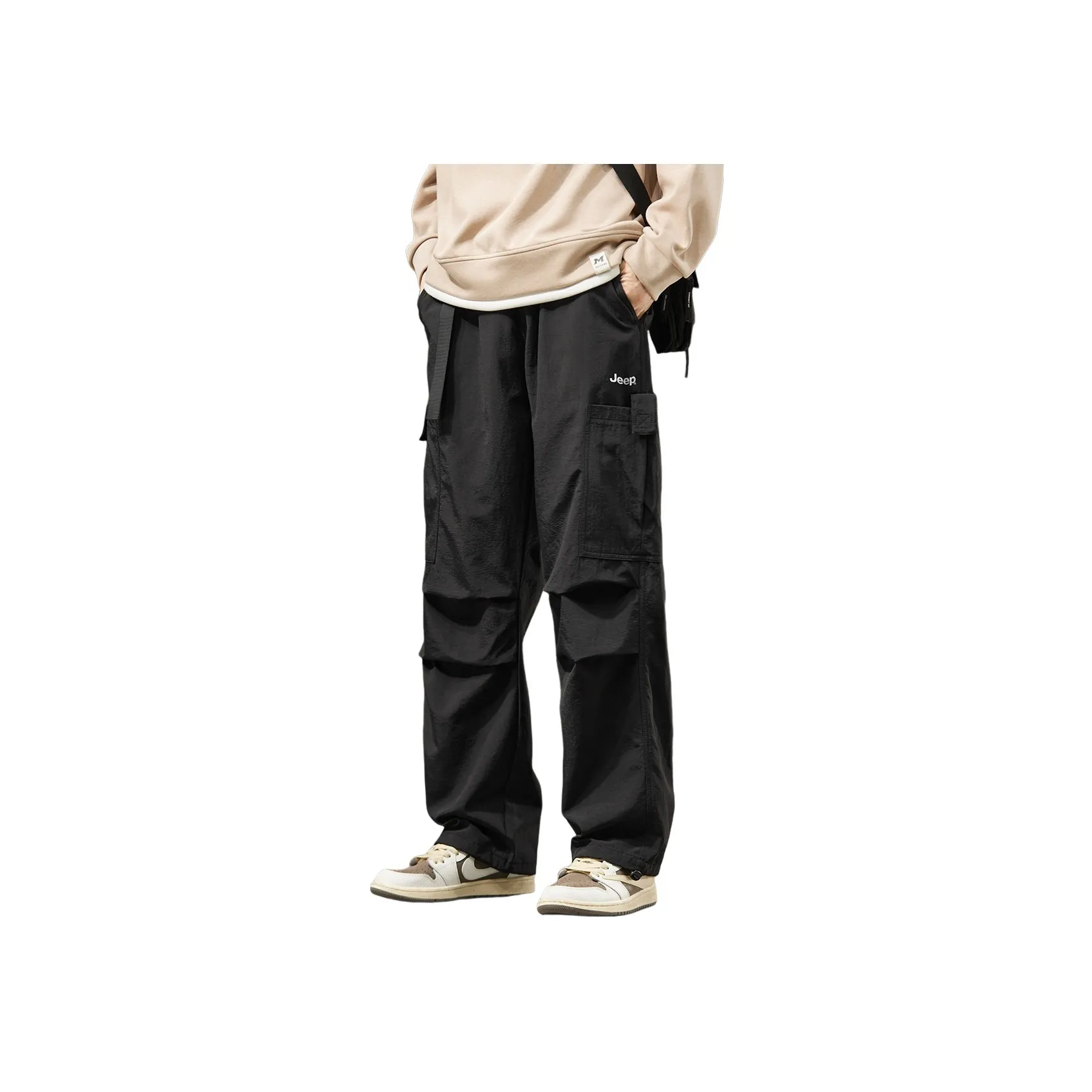 Jeep Parachute Pants, Windbreaker Pants, Casual Pants, Cargo Pants Unisex