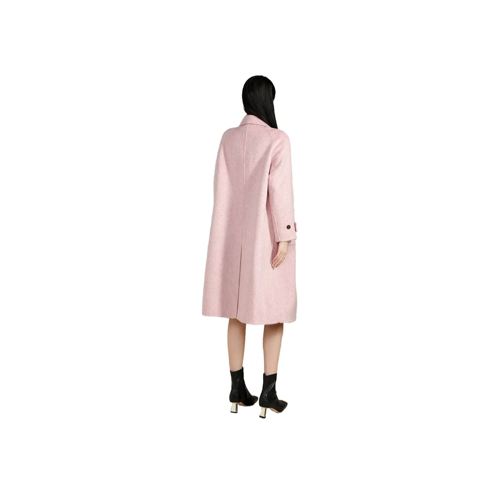 SMEN Long Double Sided Wool Coat Women's