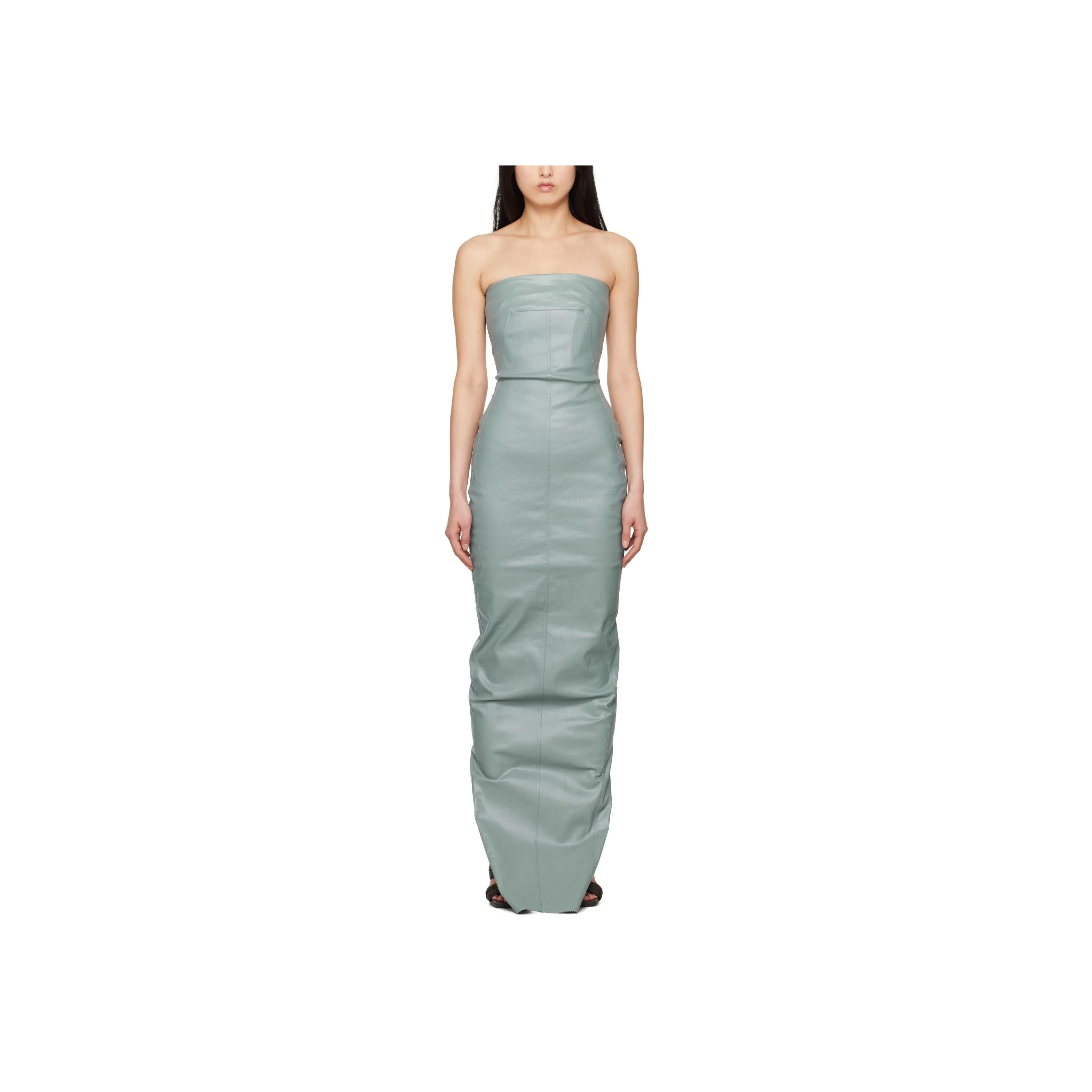 RICK OWENS/RO Sleeveless Dress Women's Aqua Blue
