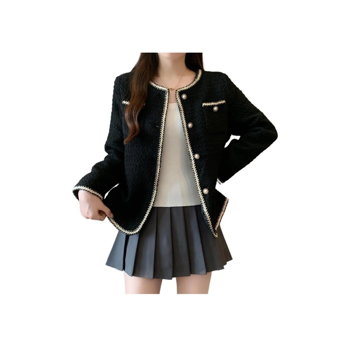 Kiki Clothing Boutique Cropped Coat Women's