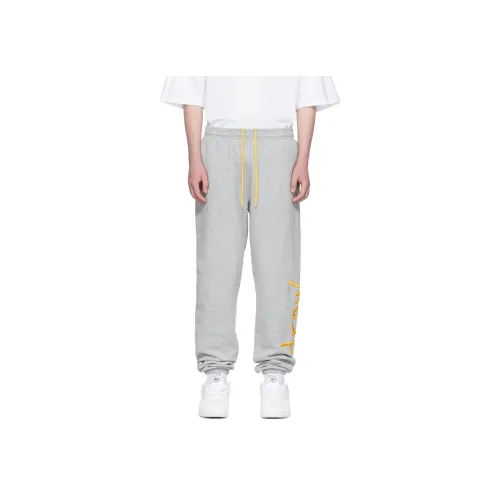 Drew House Smiley Collection Серые Мужские Вязаные Тренировочные Брюки