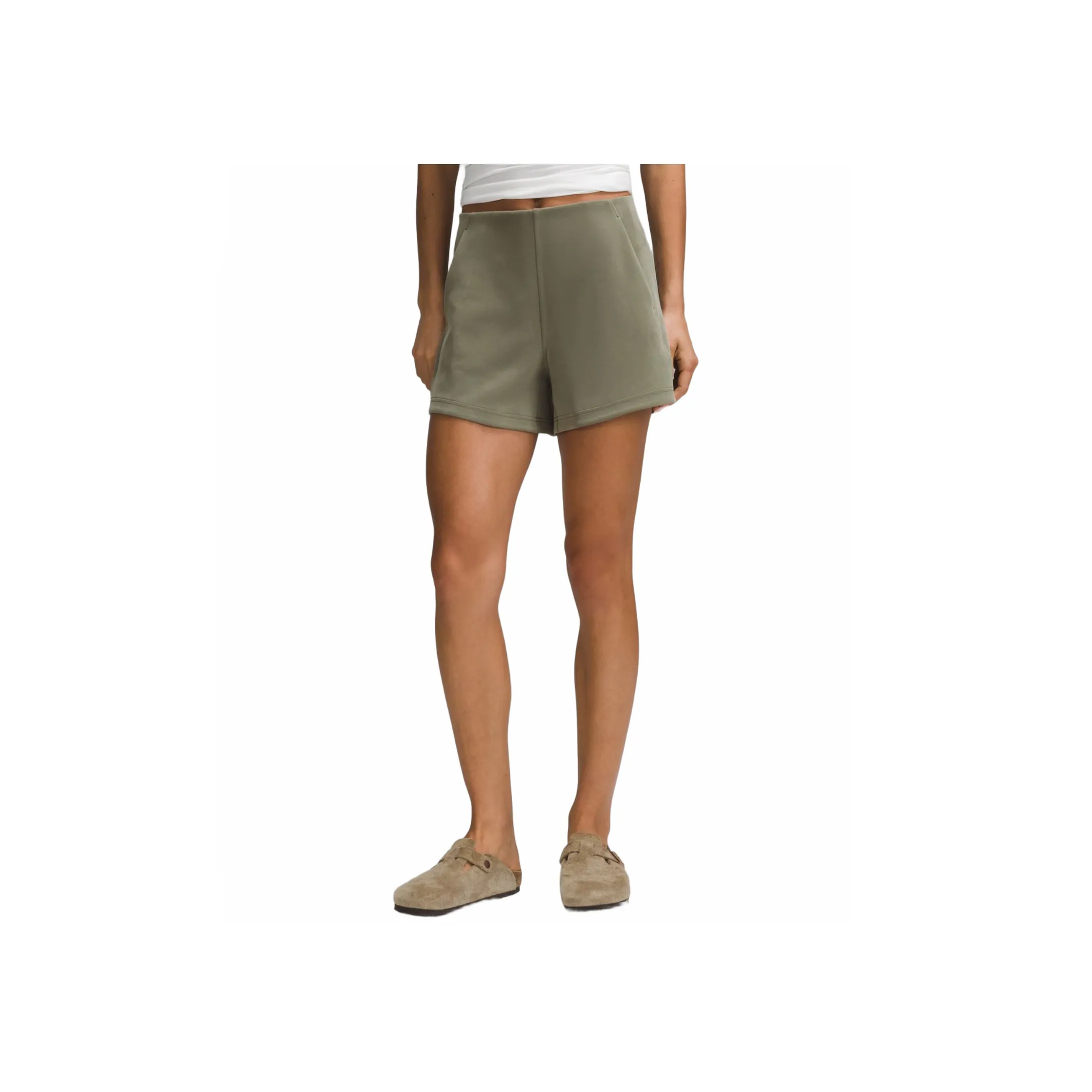 Lululemon Softstreme Sports Shorts Women's Army Green