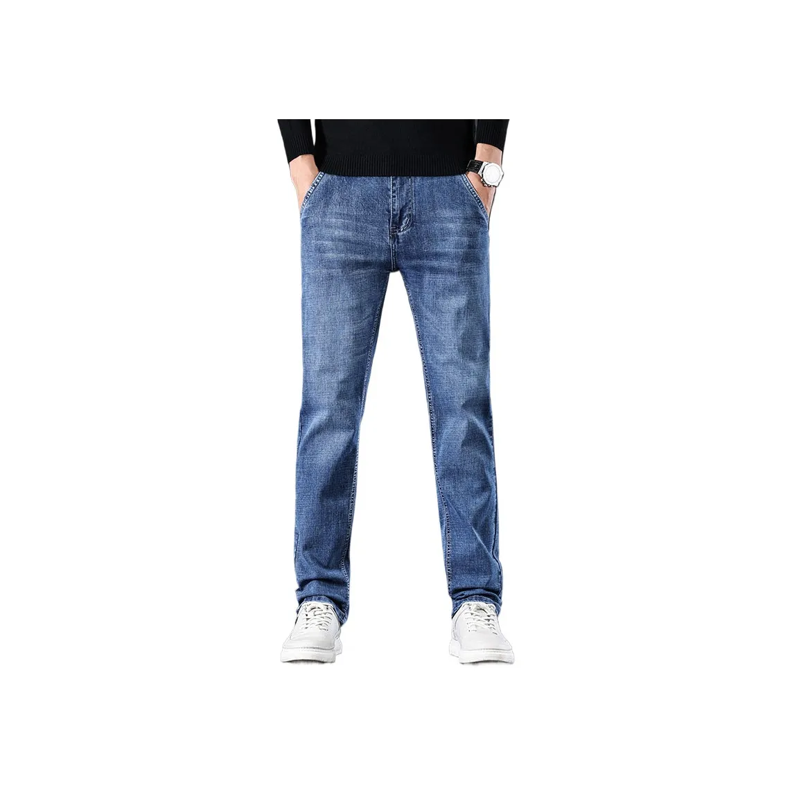 JEEP Винтажные синие мужские джинсы