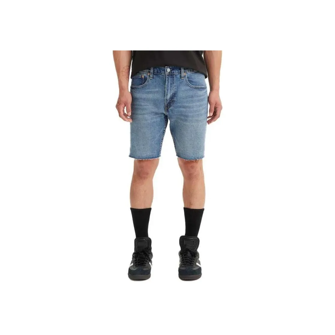 Levis Blue Men's Denim Shorts Левис Синий Мужские Джинсовые Шорты
