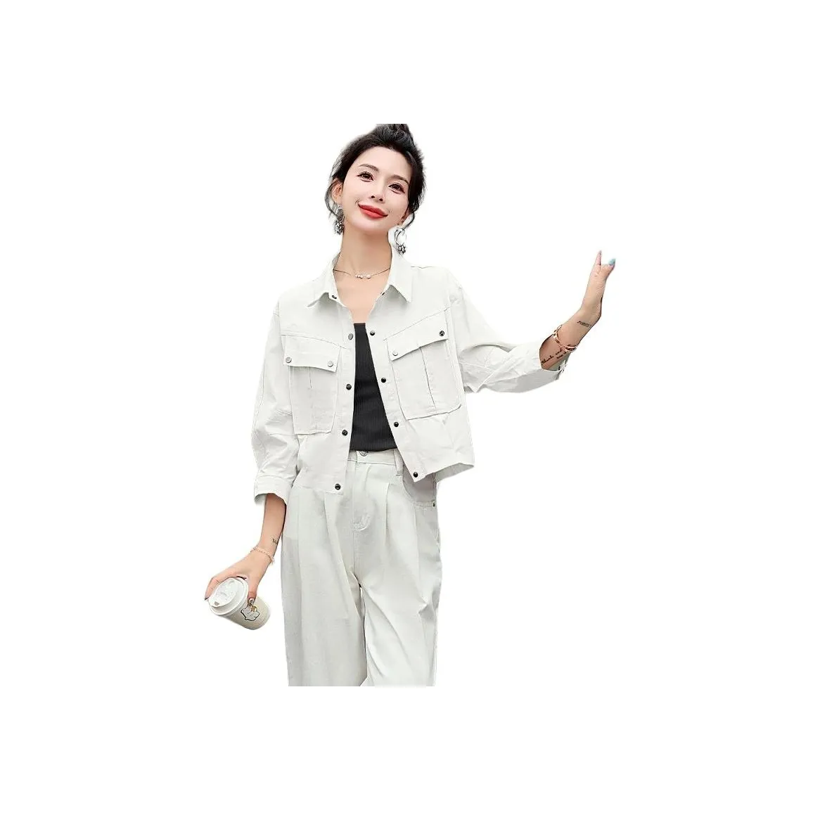 CHARM GLOW Джинсовая куртка Женская