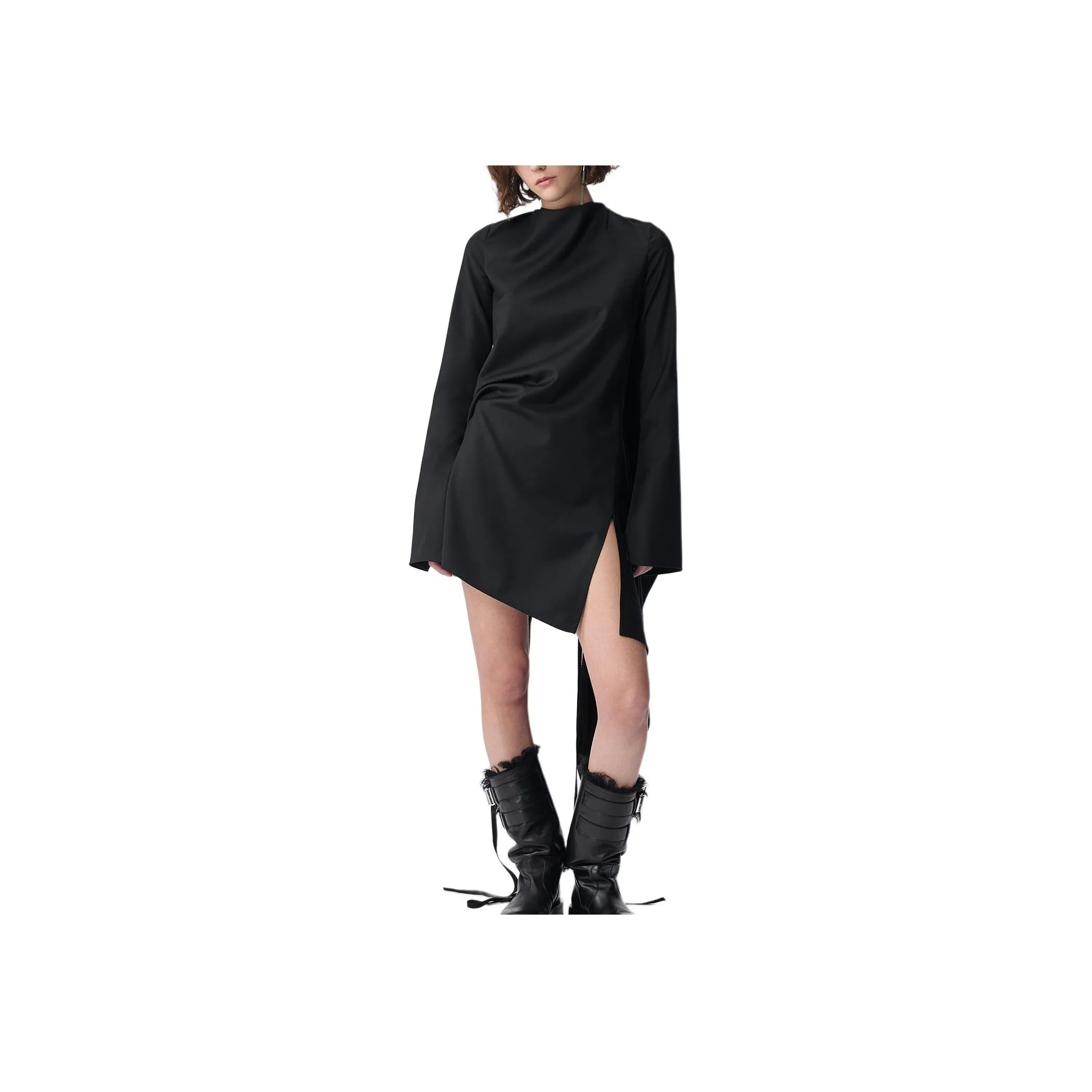 Ann Demeulemeester Long Sleeved Dress Women's Black
