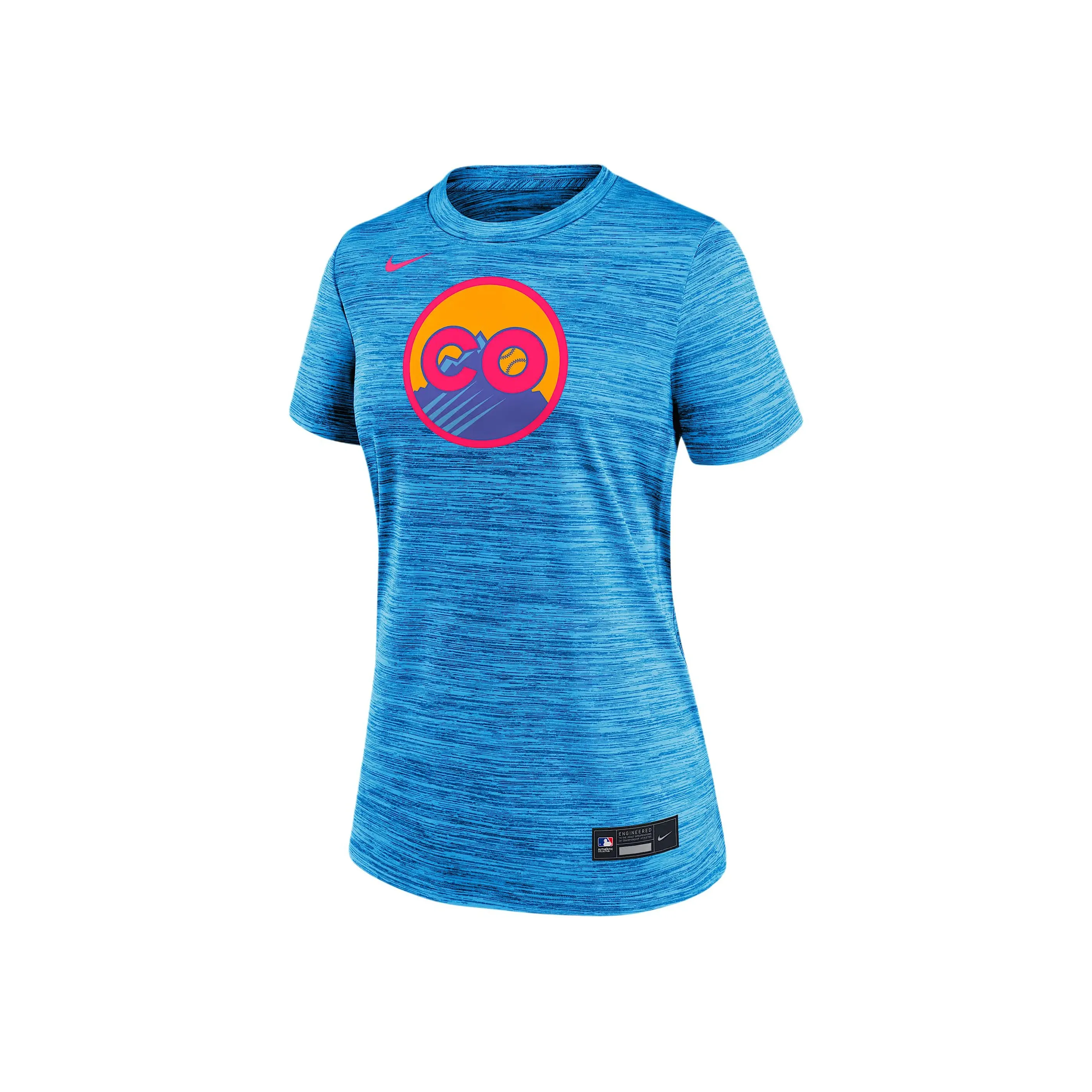 Nike Colorado Rockies Authentic Collection City Connect Velocity Women's Nike Dri FIT Mlb T Shirt