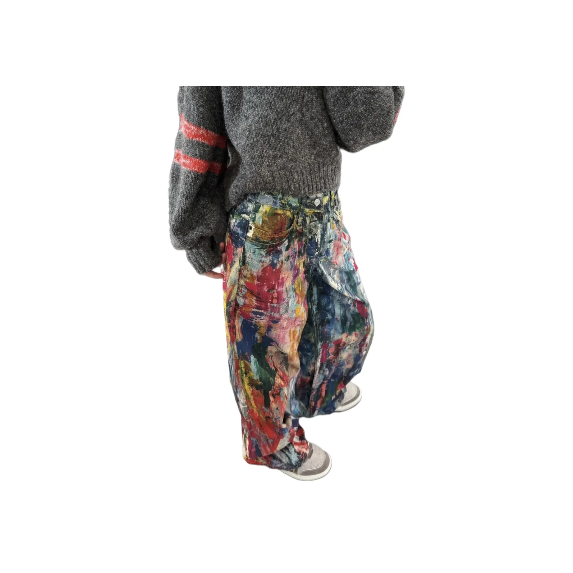 SAGP Многоцветные Унисекс Джинсы