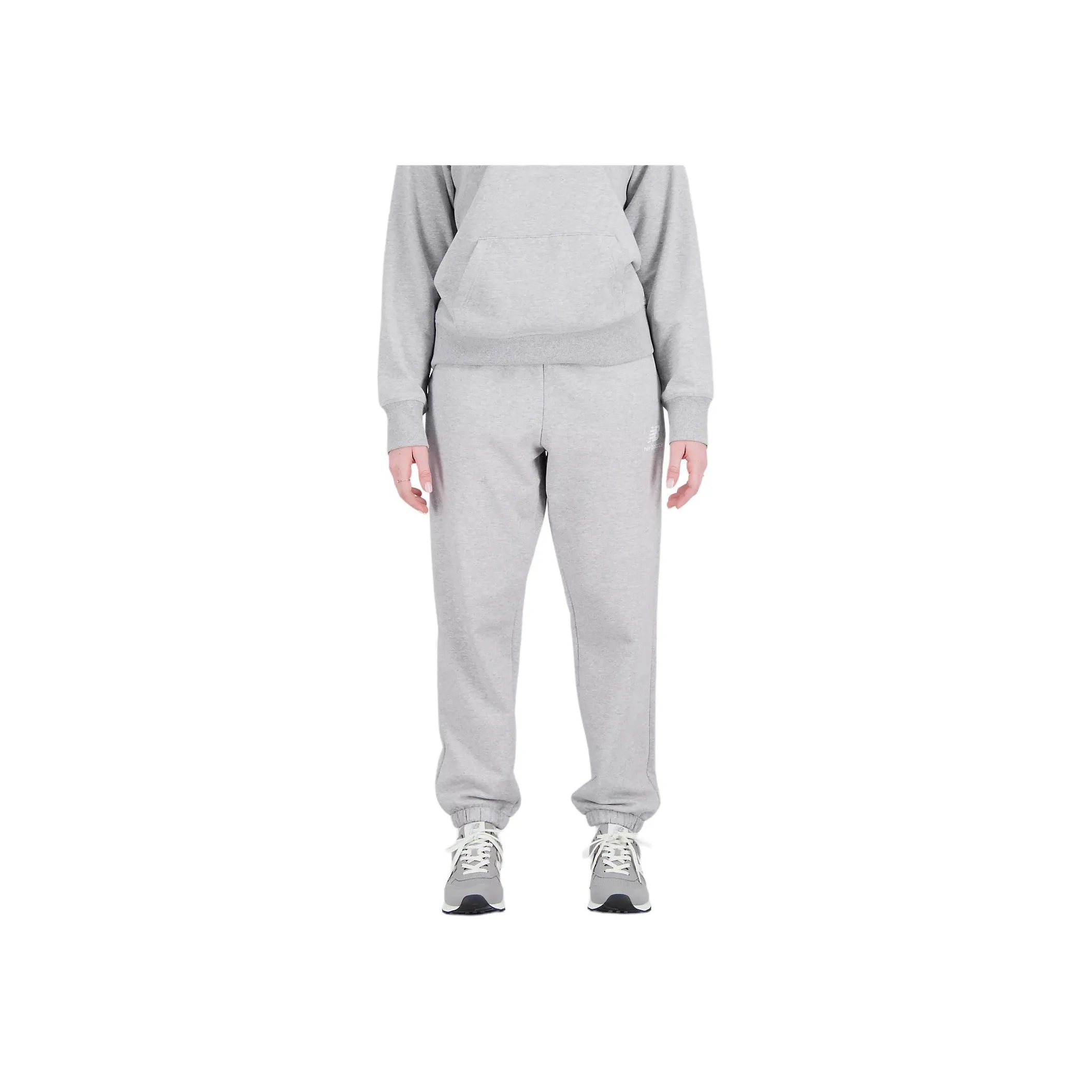 New Balance Essentials StackedFrench Terry Knitted Sweatpants Women's Sport Gray