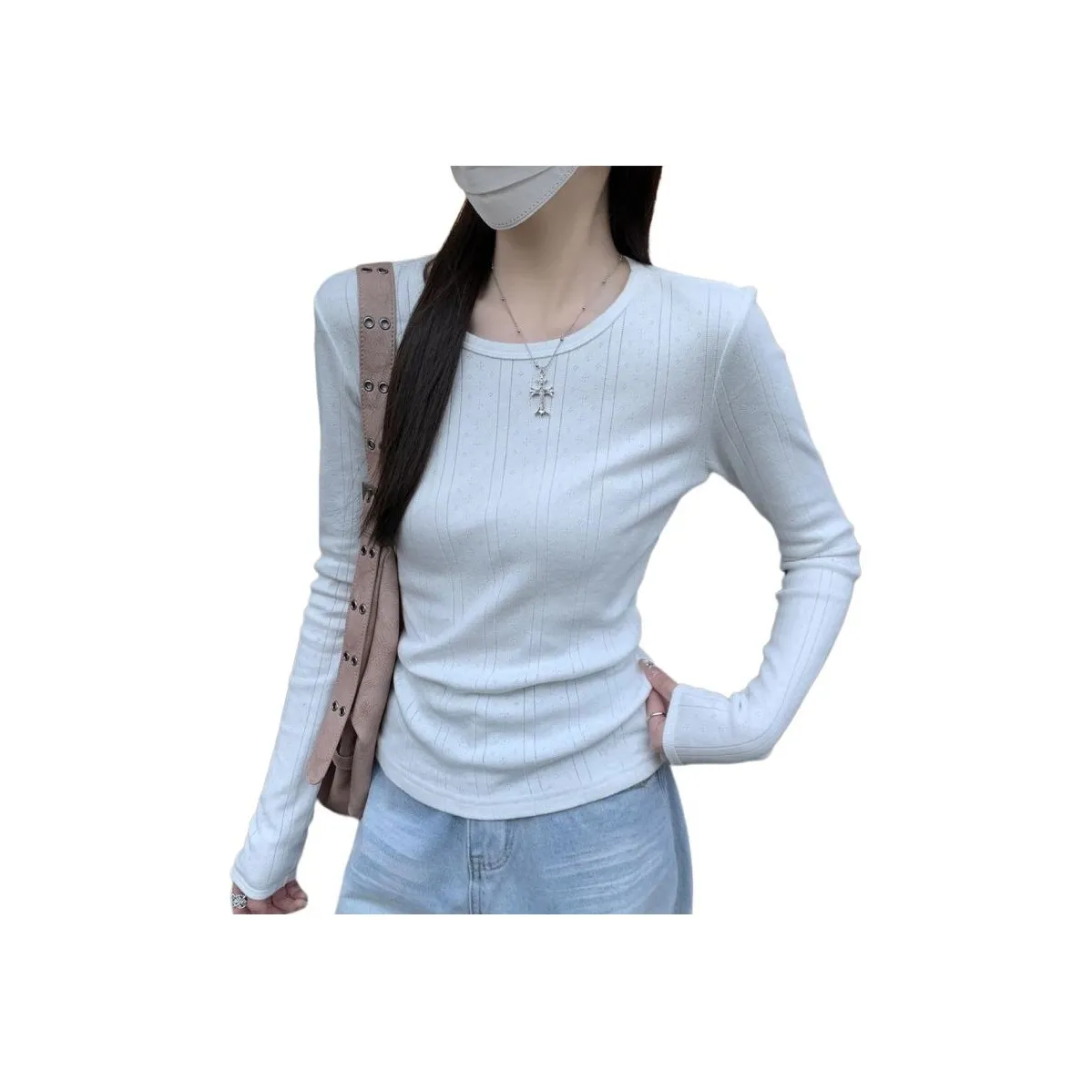 MUCCHIC Премиум Белые Женские T-рубашки