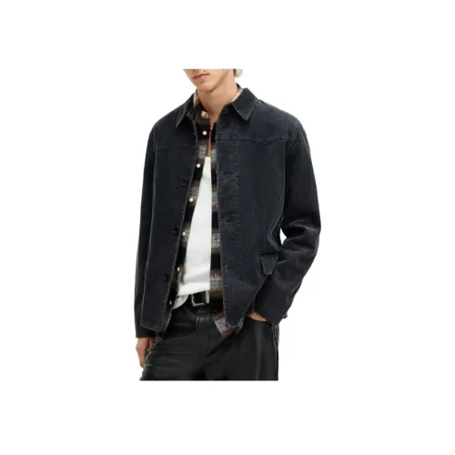 ALLSAINTS Мужские куртки морского синего цвета