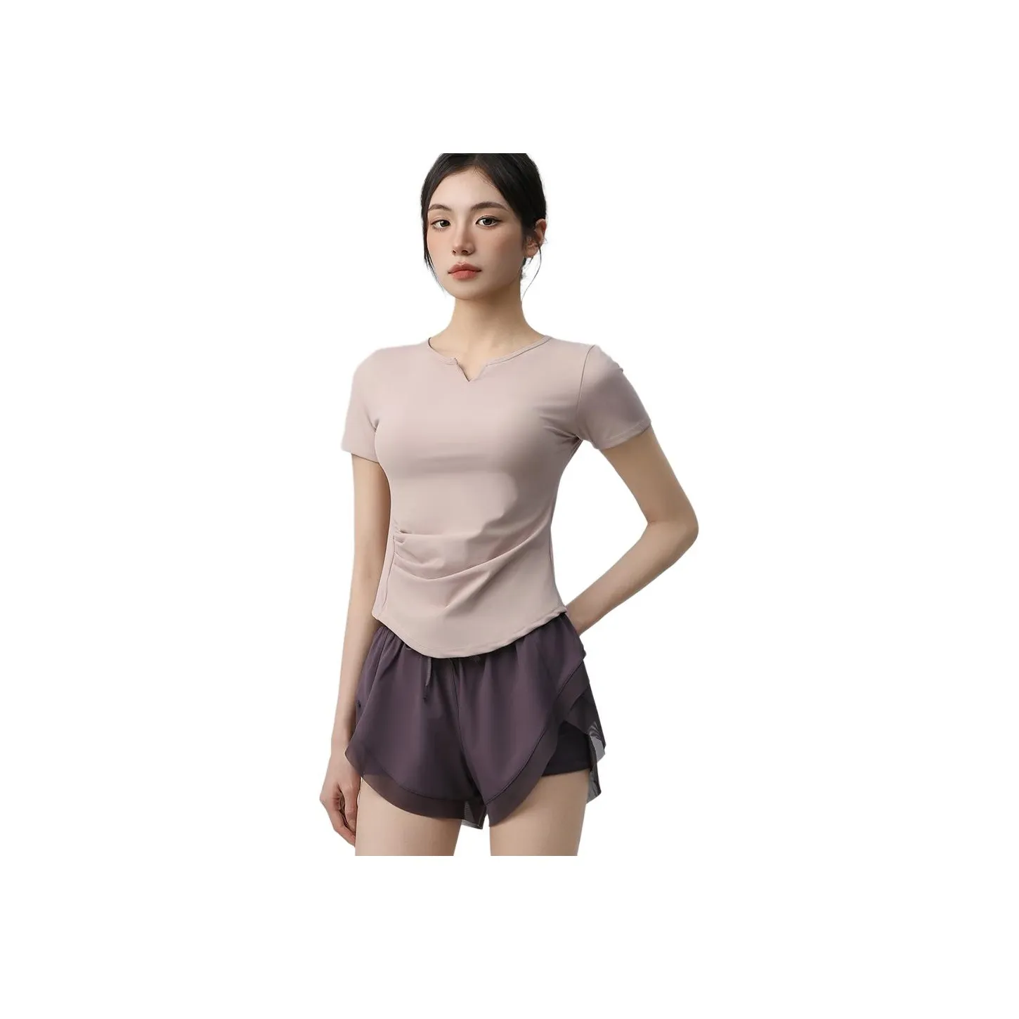 Ordifen Лотосовый корень Пудра Цвет + Фиолетовый Цвет Женские Наборы для йоги