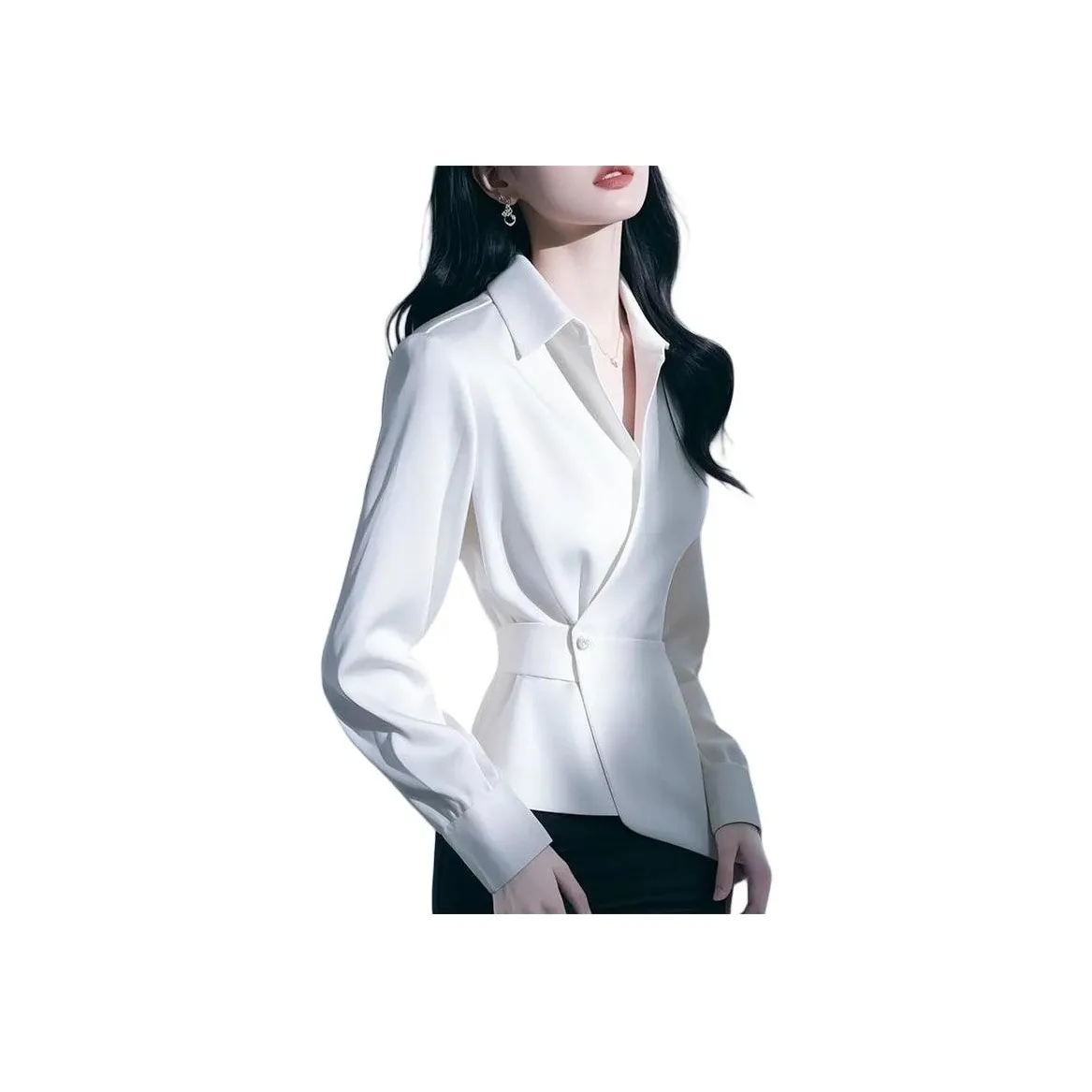 PEIMENG Белые Женские Рубашки