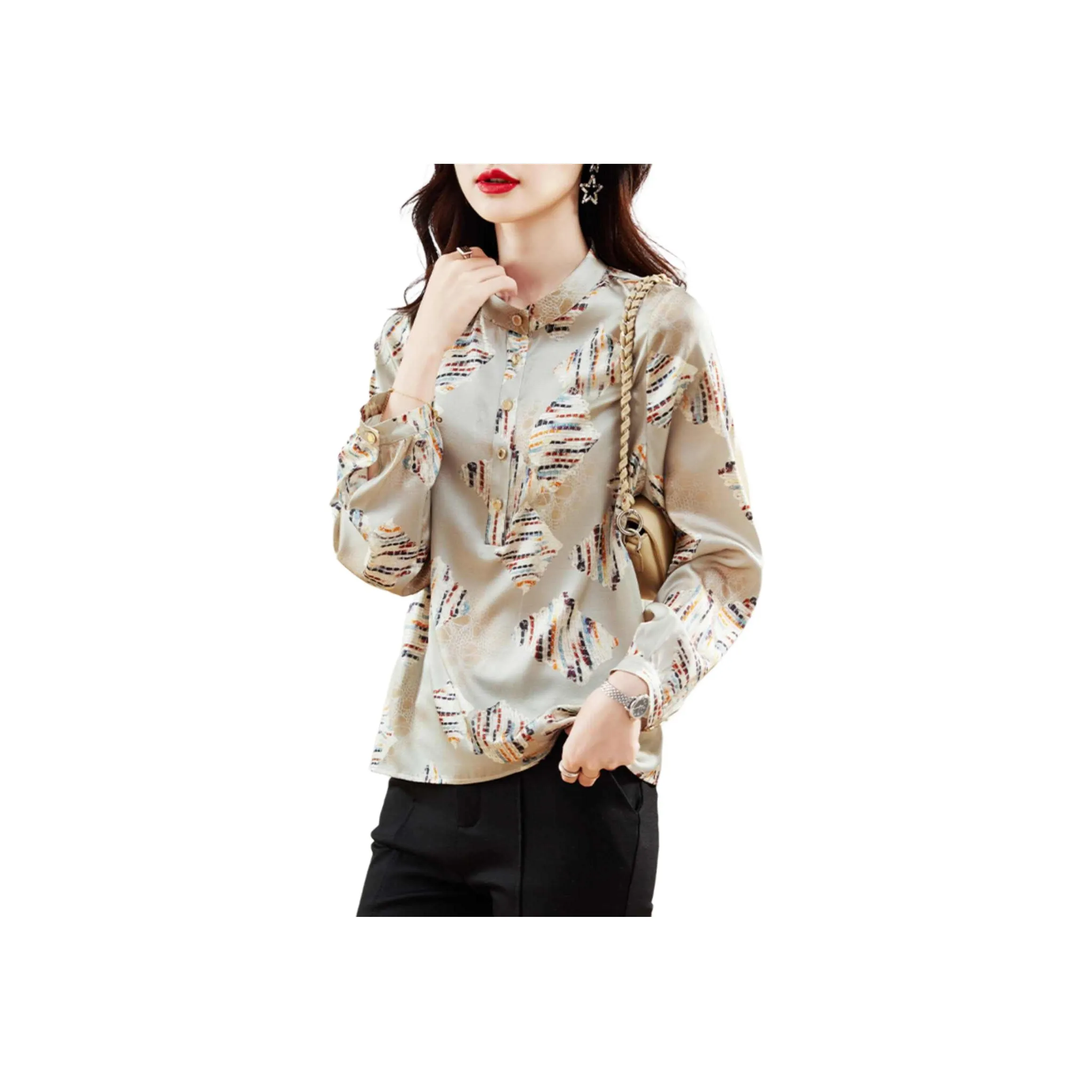 Yi Mengyuan Shirt Women's High End Luxury Plaid